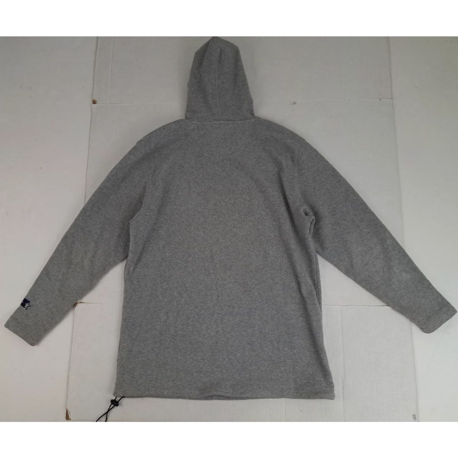 Starter VINTAGE Michigan Wolverines Hooded 1/4 Zip Embroidered Warm-Up LG Starter Shirt Size US L / EU 52-54 / 3 - 6 Thumbnail