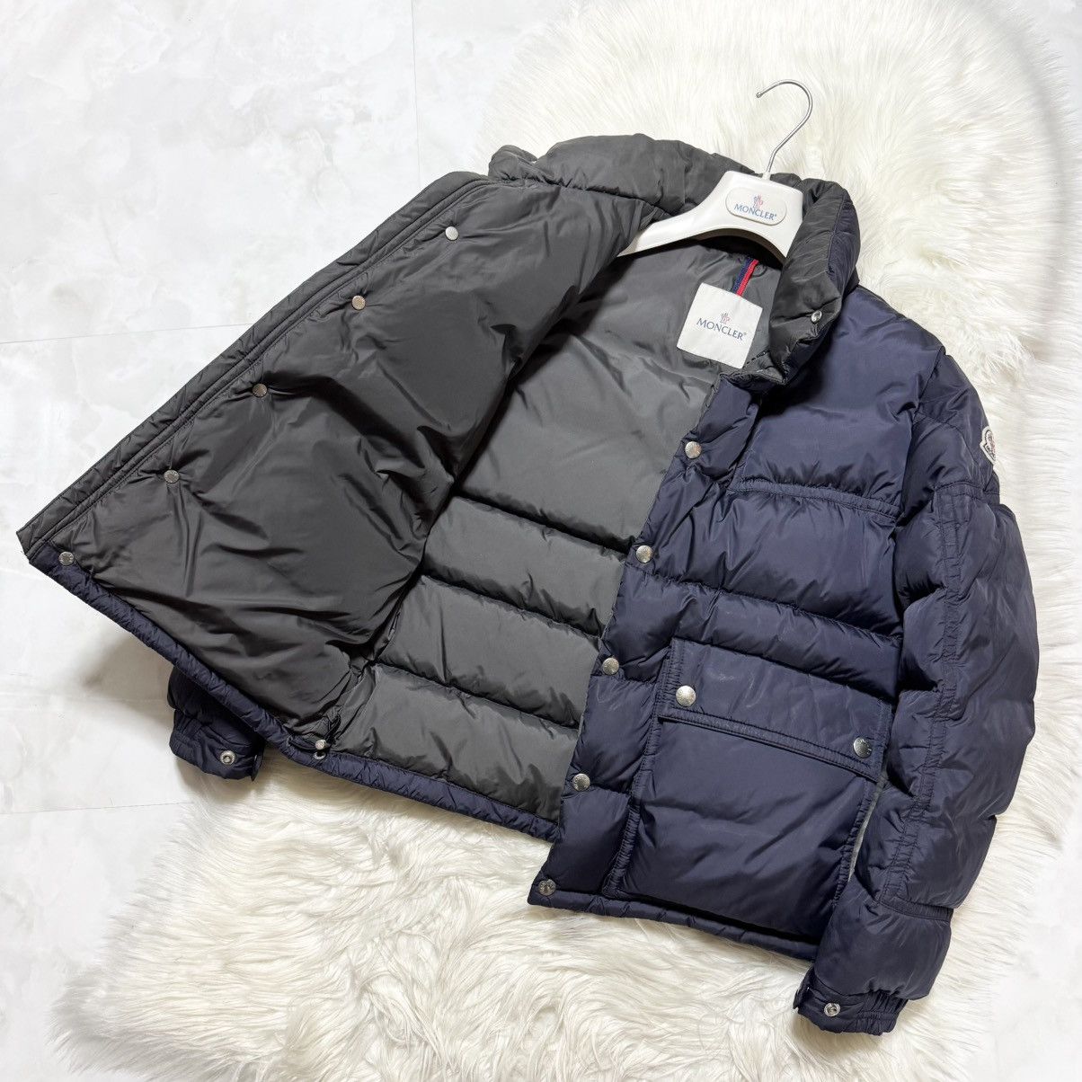 Moncler Authentic Moncler BREL Puffer Down Jacket 0 Dark Navy Size US XS / EU 42 / 0 - 7 Thumbnail