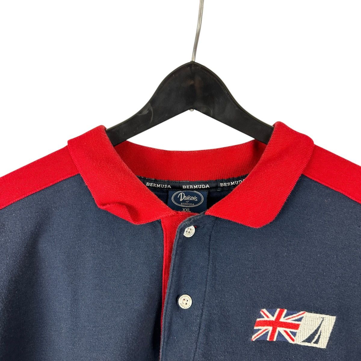 Vintage Vintage Davison Of Bermuda Crown Colony Polo Shirt Size US XXL / EU 58 / 5 - 5 Thumbnail