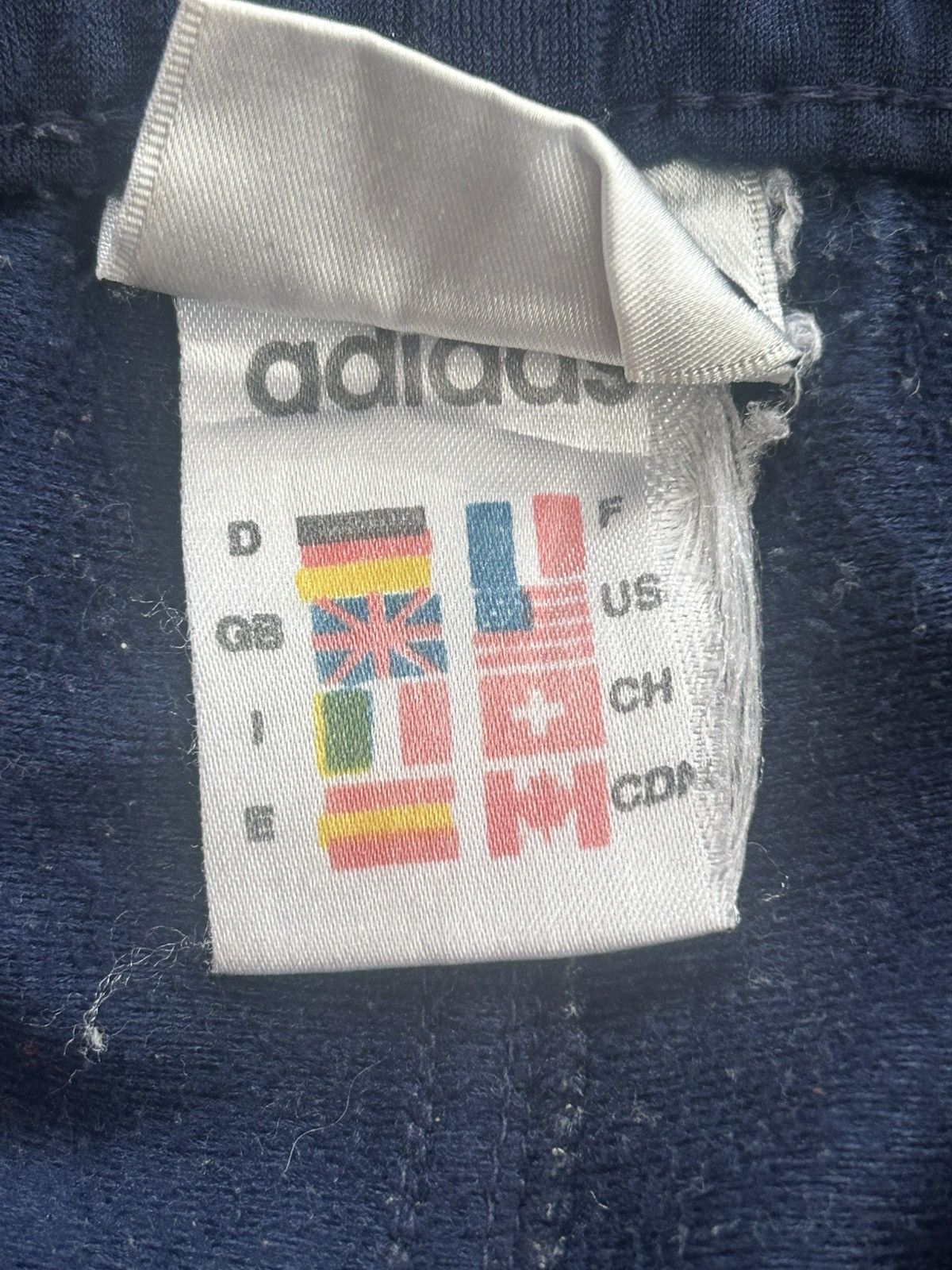 Adidas Adidas Vintage 90s Stripe Blue Red Sweat Pants Size US 30 / EU 46 - 8 Thumbnail