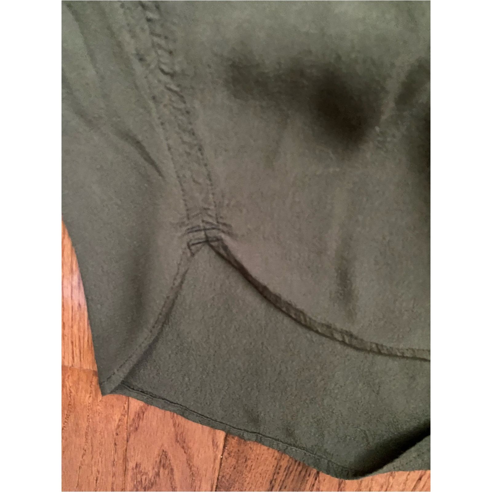 Madewell Madewell Central Olive Green Short Sleeve Blouse M EUC Size M / US 6-8 / IT 42-44 - 9 Thumbnail
