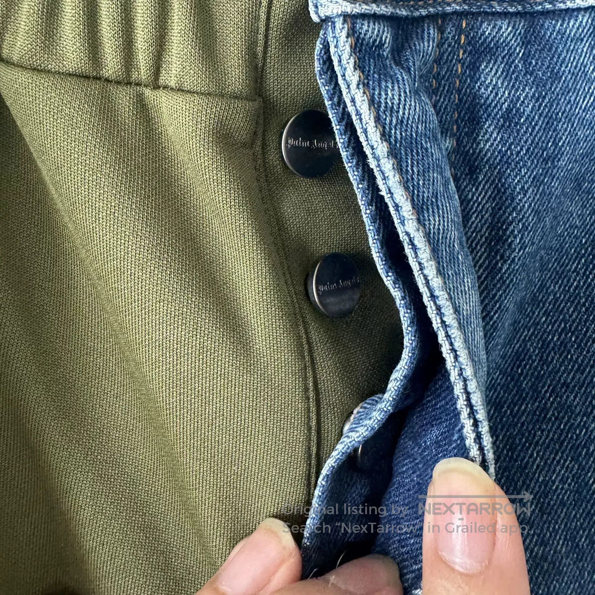 Palm Angels Palm Angels Denim Patchwork Pants. Size US 32 / EU 48 - 8 Thumbnail