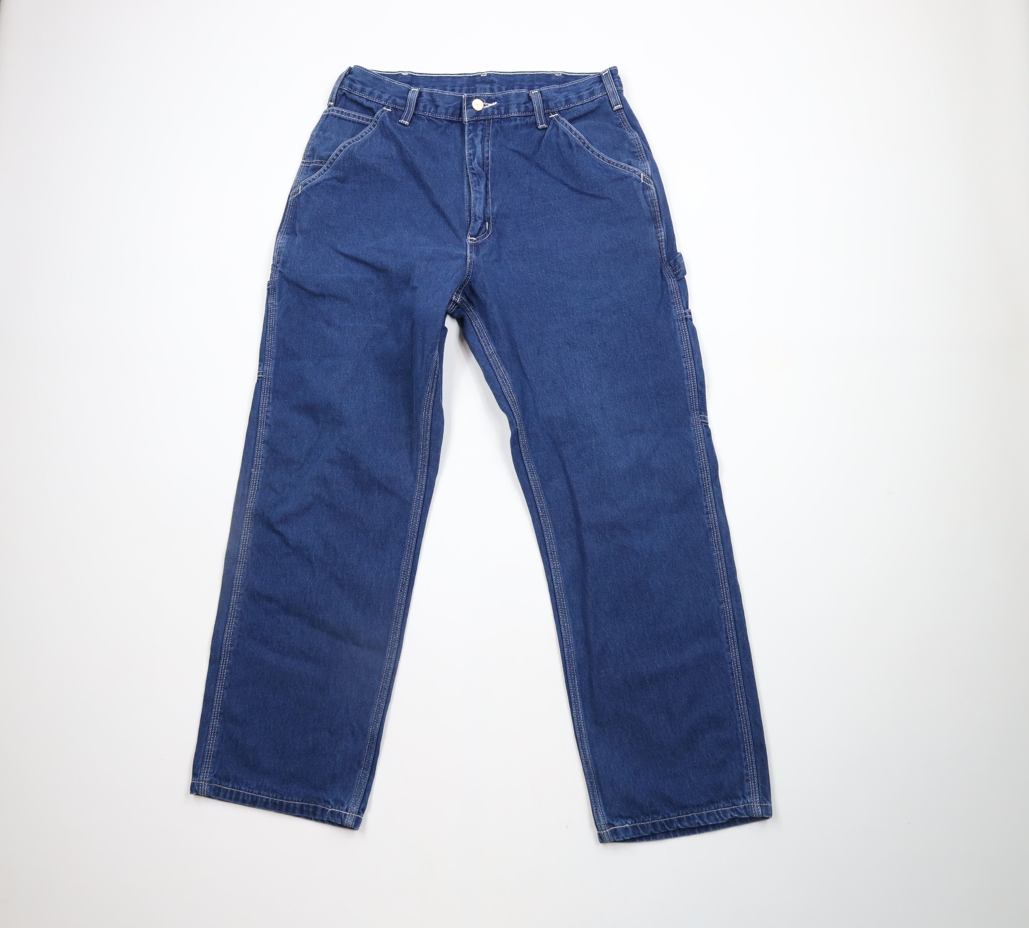 Vintage Y2K 2004 Carhartt Out Wide Leg Dungaree Denim Jeans