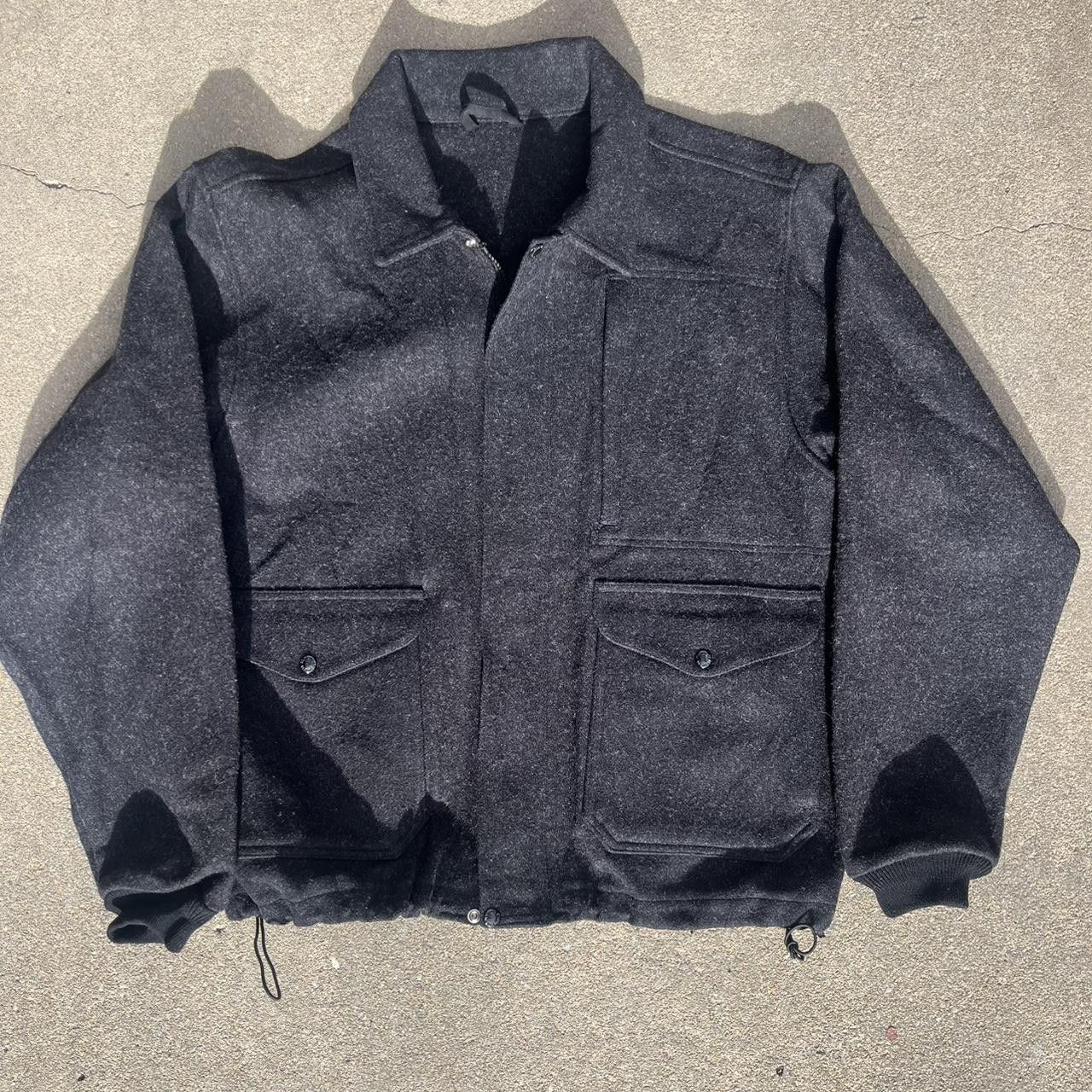 Filson MiUSA Filson Black Wool Jacket size XL Size US XL / EU 56 / 4 - 2 Thumbnail