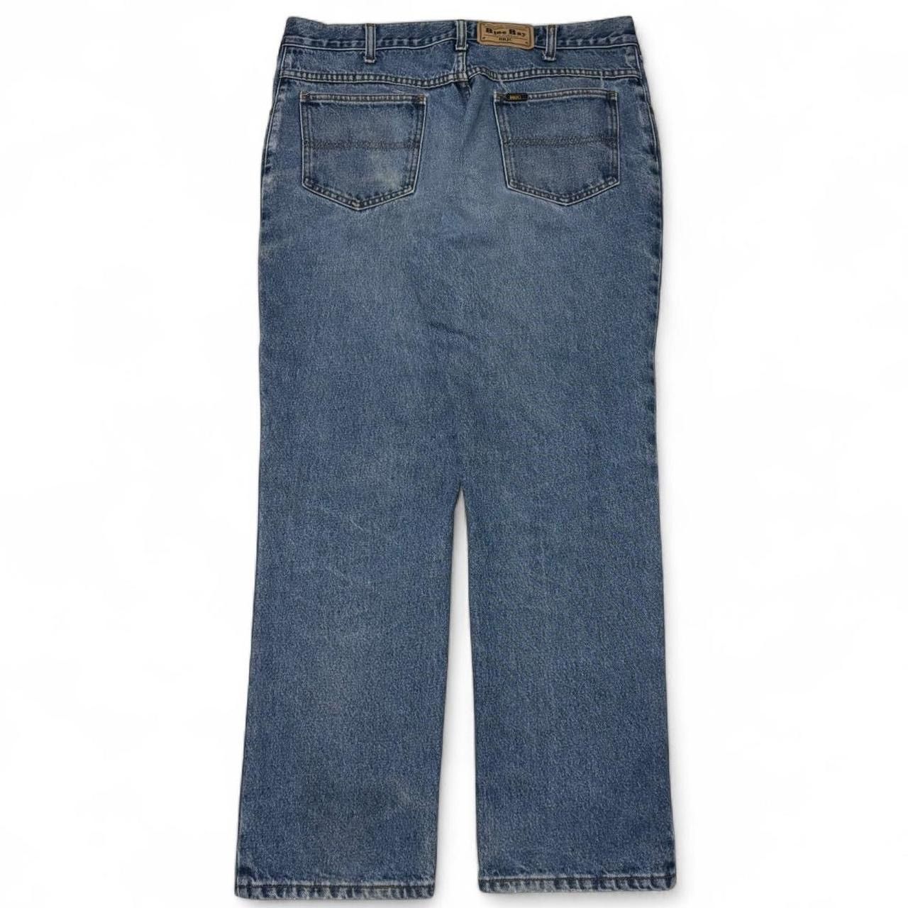 Vintage Vintage 90s Faded Midwash Blue Straight Leg Denim Jeans Size US 36 / EU 52 - 6 Thumbnail