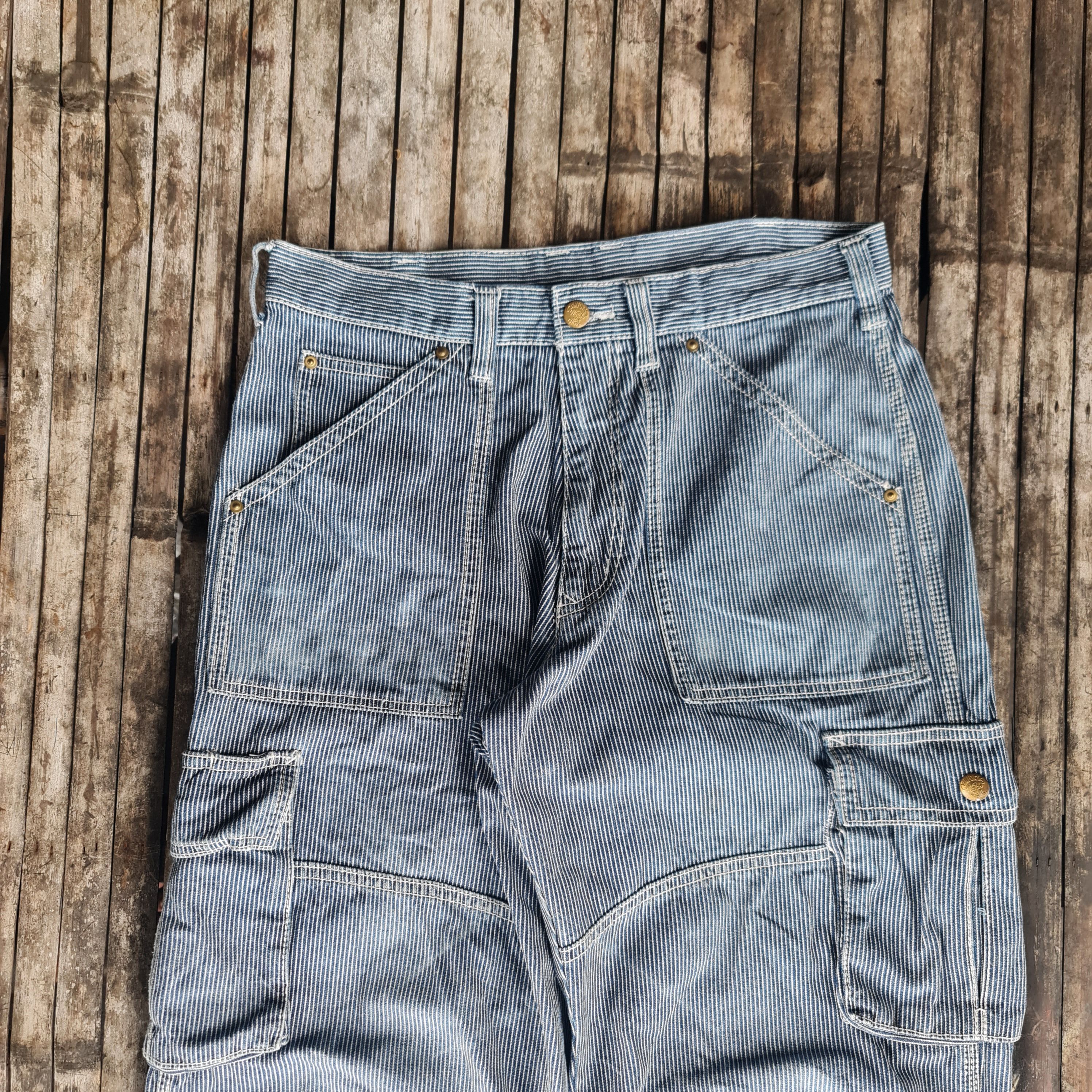 Vintage Vintage Hickory Dogman Baggy Pant j0002 Size US 32 / EU 48 - 4 Thumbnail