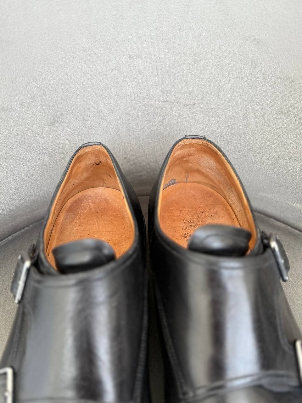 Bally Bally Scardino mens Black Leather Monks monk strap Loafers Size US 11.5 / EU 44-45 - 8 Thumbnail