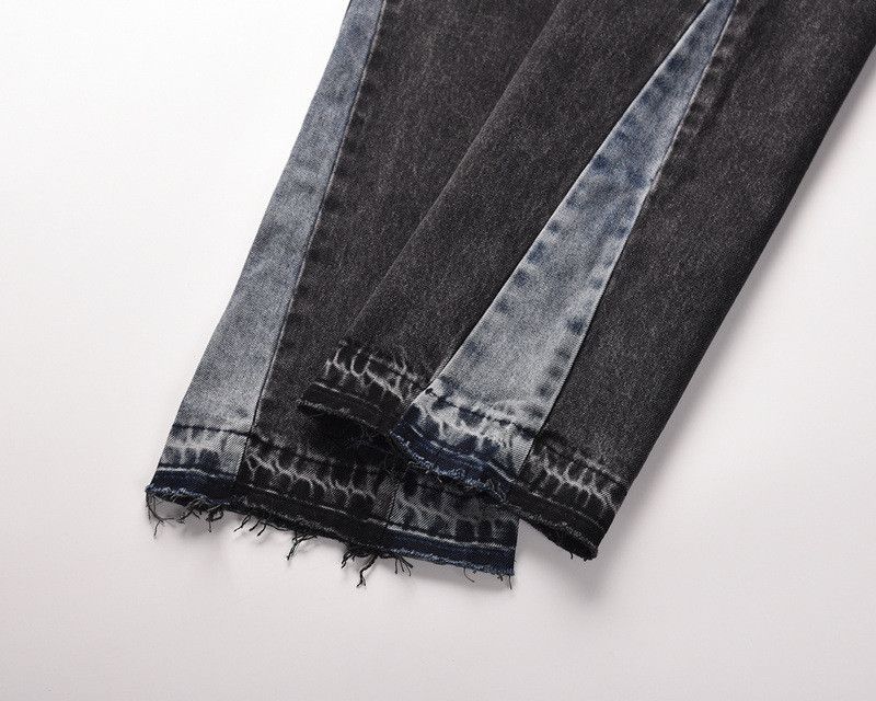 Japanese Brand × Jean High street washed loose stitching flared jeans y2k Size US 32 / EU 48 - 6 Thumbnail