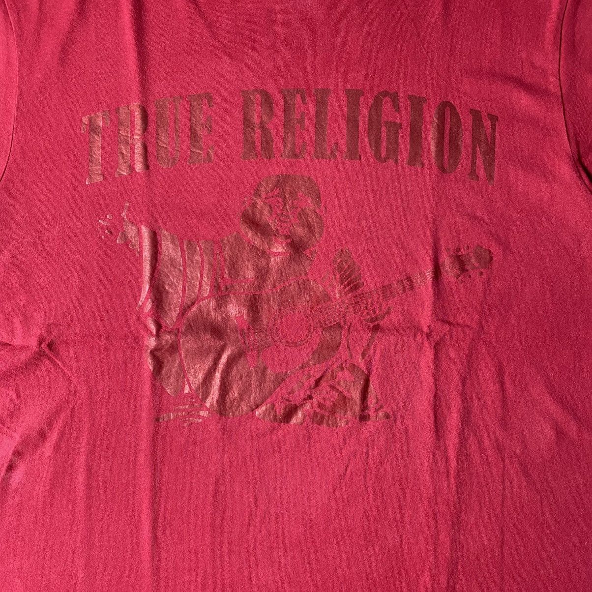 True Religion True Religion Big Logo Tshirt Size US XL / EU 56 / 4 - 2 Thumbnail