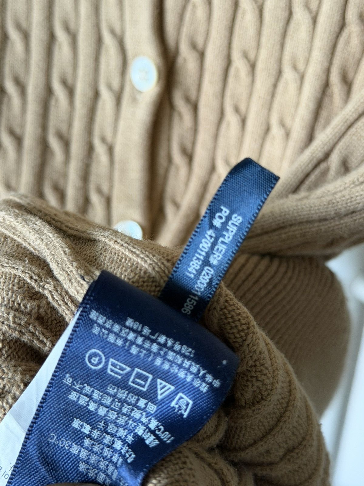 Ralph Lauren Sport Vintage Ralph Lauren Sport cable-knit Cardigan Size S / US 4 / IT 40 - 4 Thumbnail