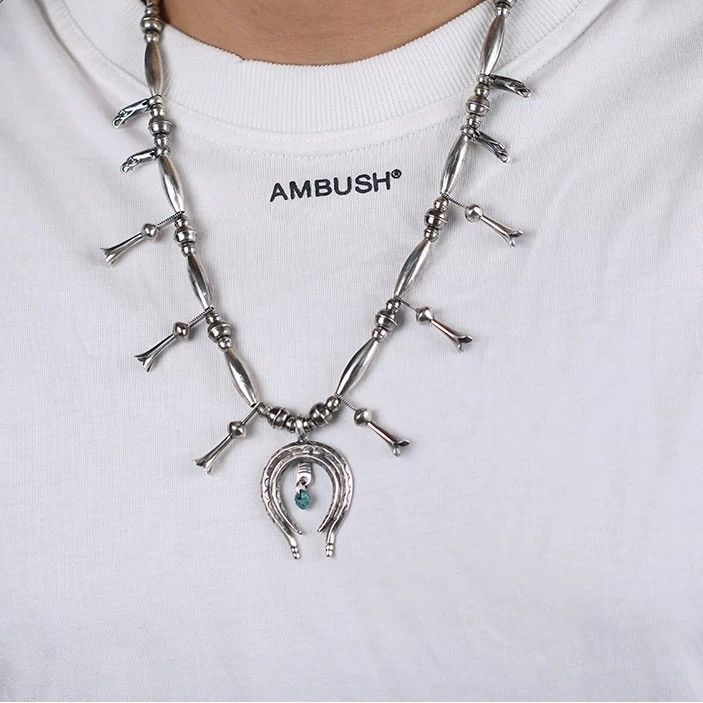 Other Visvim style Navajo Silver Squash Blossom Necklace Size ONE SIZE - 1 Thumbnail