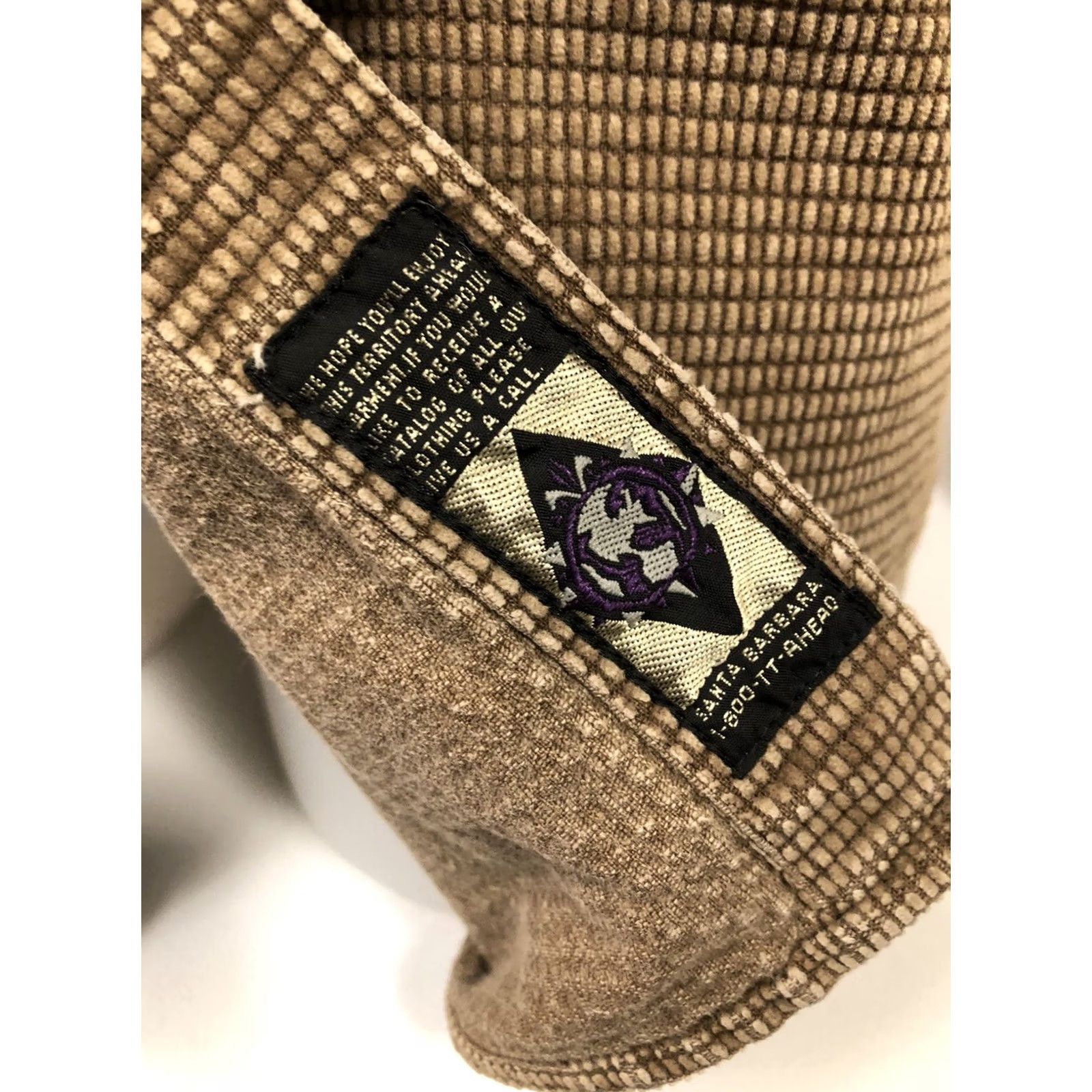 The Territory Ahead VINTAGE Territory Ahead Heavy Duty Mens L Brown Textured Camping Shirt Size US L / EU 52-54 / 3 - 5 Thumbnail