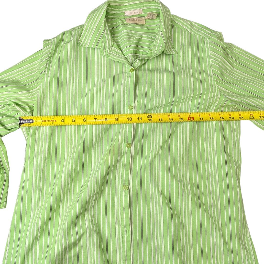Vintage Vintage 1/2 Sleeve Button-Up | Women's XL | Studio Works Size XL / US 12-14 / IT 48-50 - 4 Thumbnail