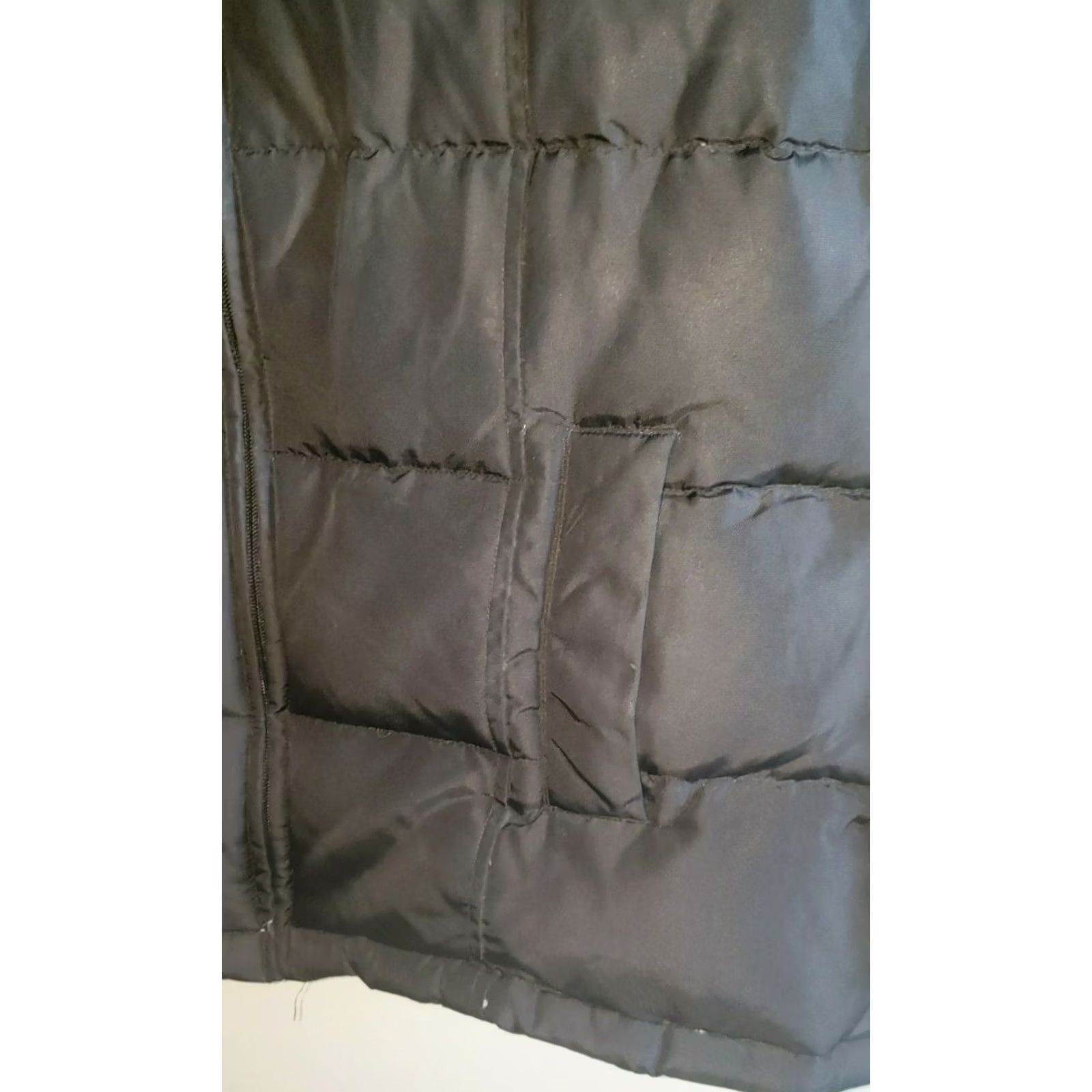 Vintage VINTAGE Underground Men's M Black Puffer Coat Jacket Down Filled Full Zip Size US M / EU 48-50 / 2 - 6 Thumbnail