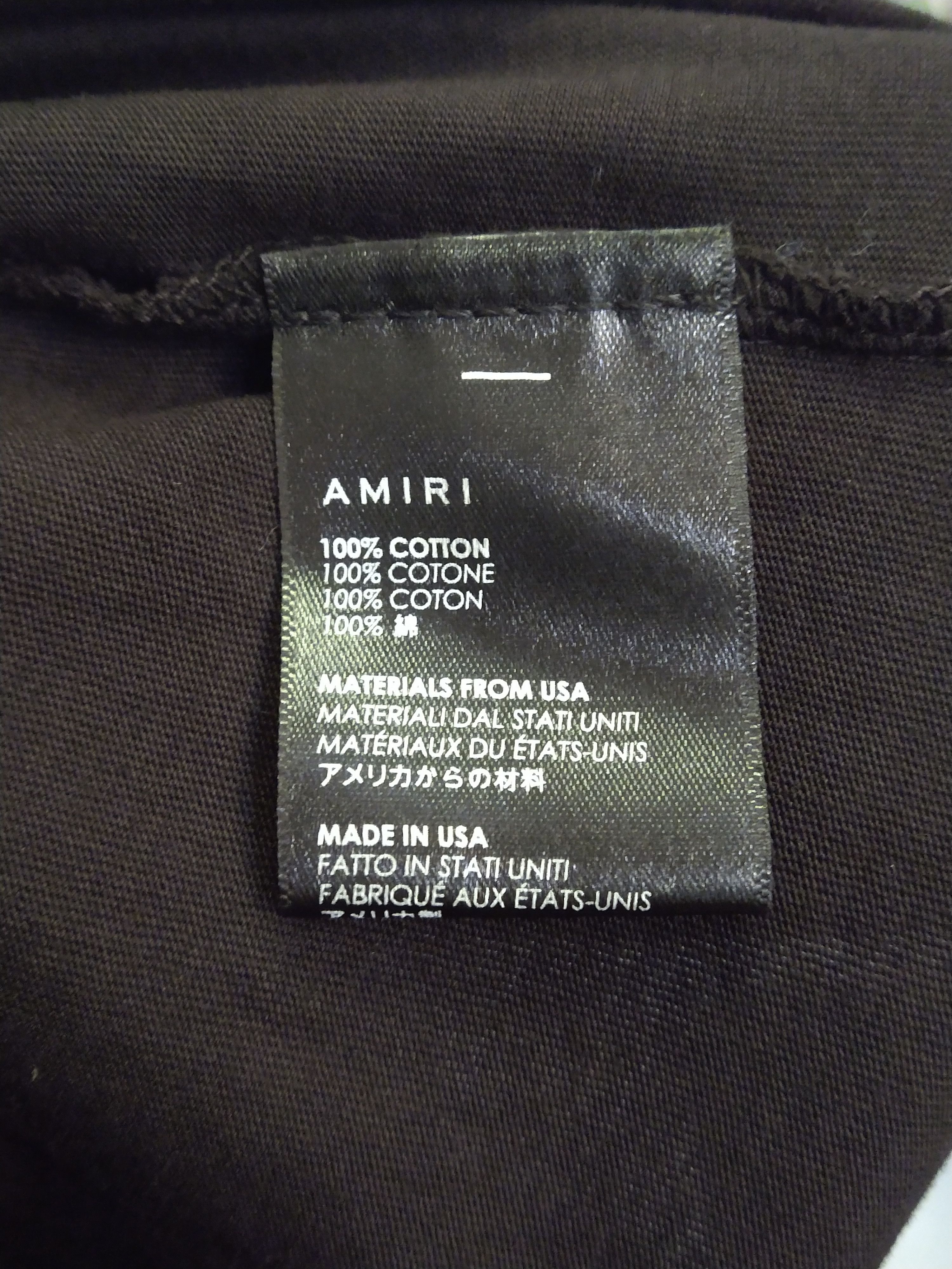 Amiri Amiri Dreamer Tshirt Size XS Black Flowers Short Sleeve Mike Size US XS / EU 42 / 0 - 10 Thumbnail