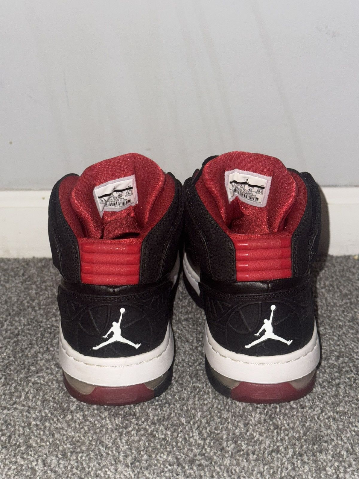 Nike Jordan Ol'School Black White Gym Red Bred Mens Sneakers, 8.5 Size US 8.5 / EU 41-42 - 5 Thumbnail