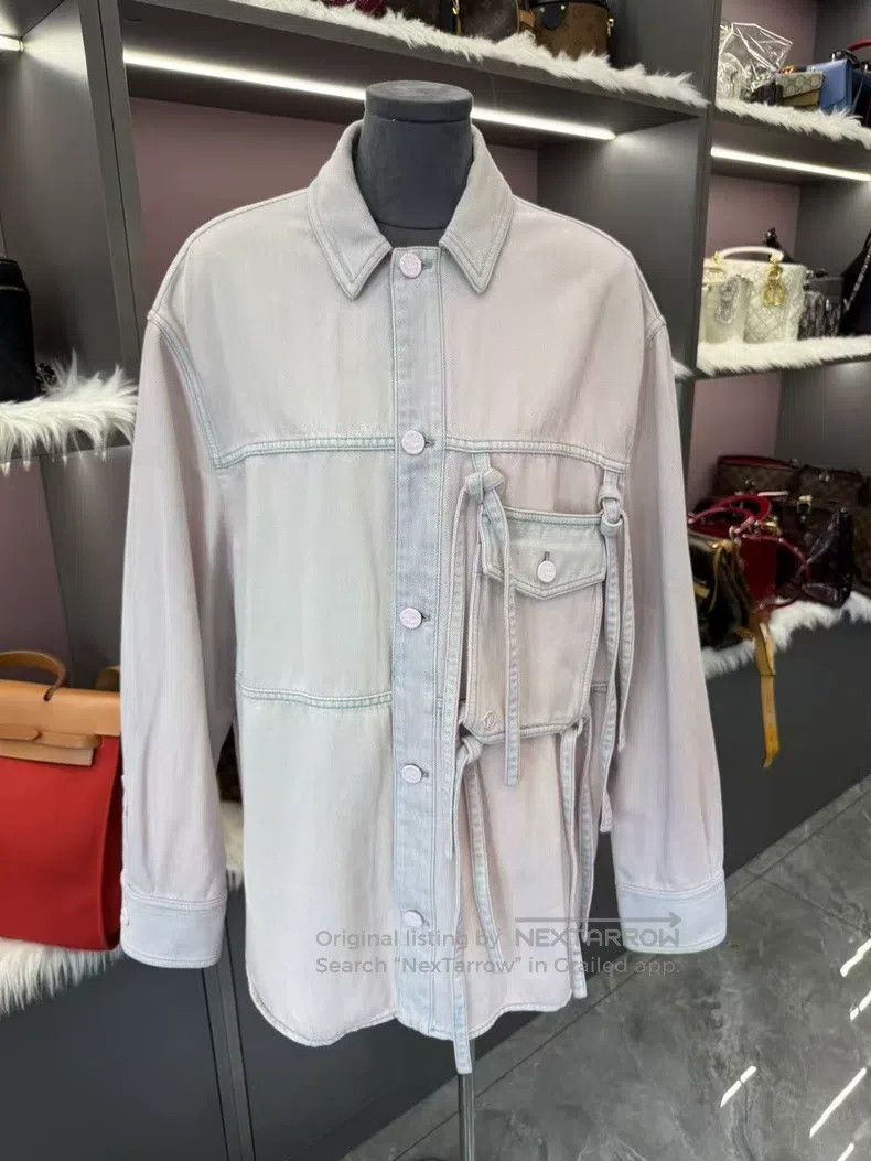 Louis Vuitton Louis Vuitton Purple rendered denim ribbon jacket Size US M / EU 48-50 / 2 - 3 Thumbnail