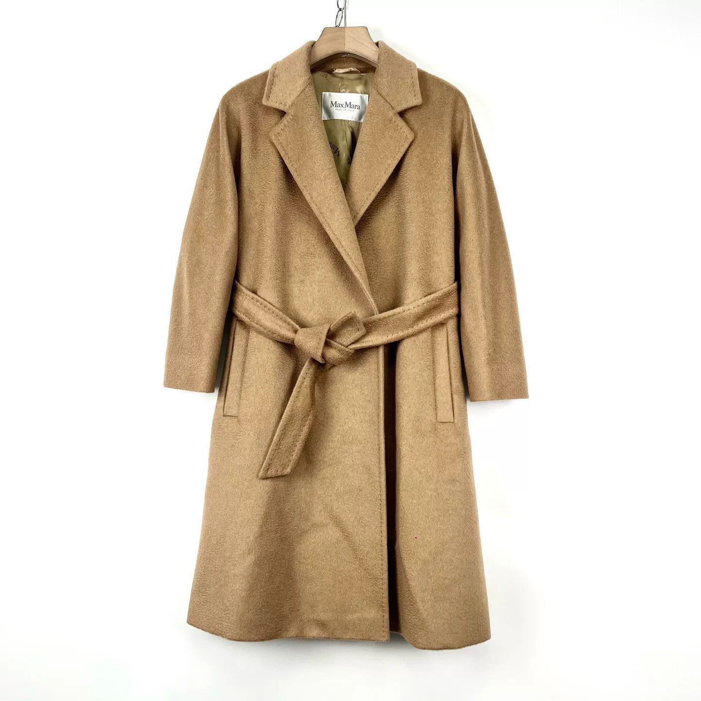 Max Mara Max Mara Brown Camel Hair Coat 36 Size XS / US 0-2 / IT 36-38 - 1 Thumbnail