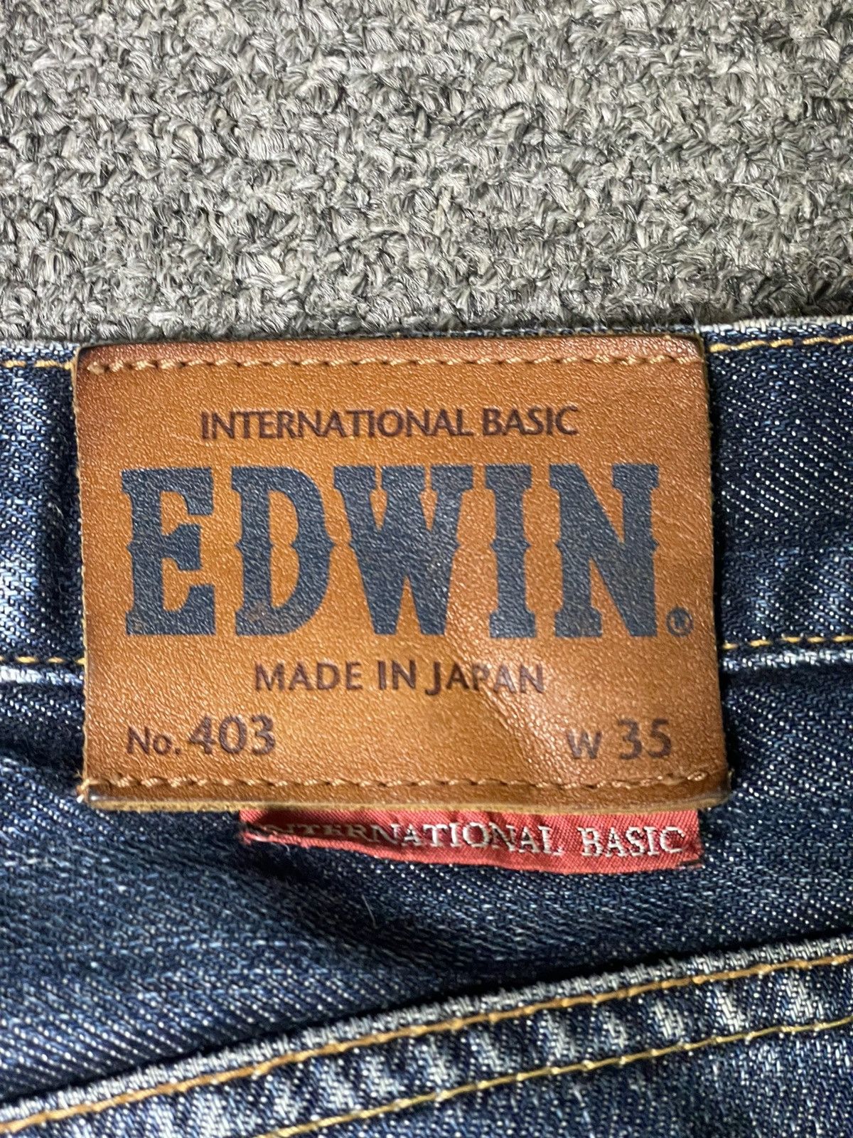 Edwin × Vintage Vintage EDWIN 403 Casual Jeans (92) Size US 36 / EU 52 - 15 Thumbnail