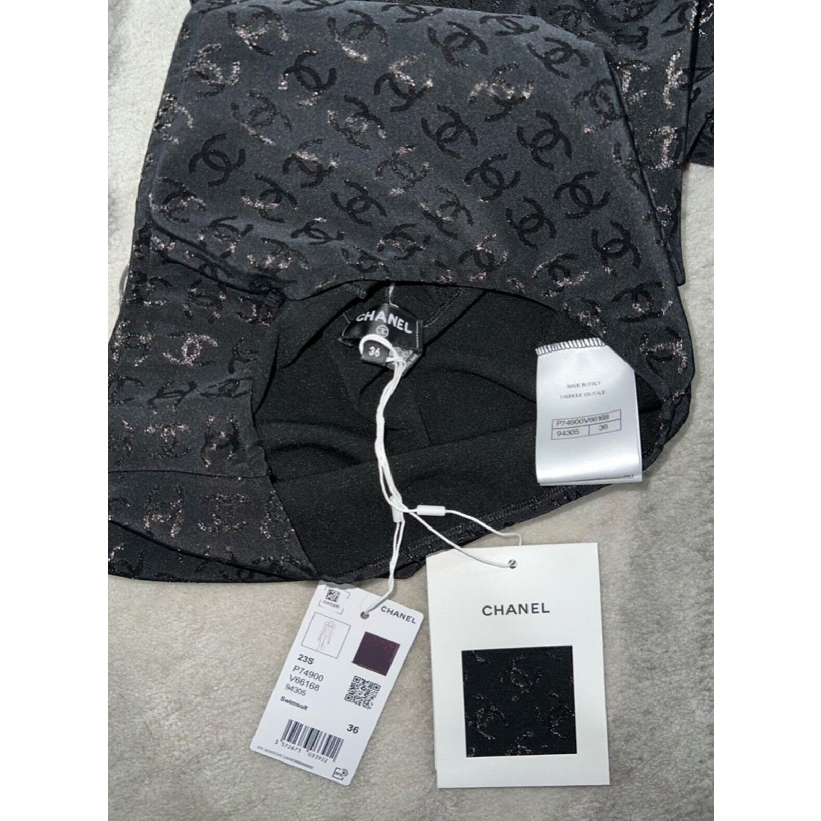 Chanel Chanel 23S One Piece Swim Swimsuit Runway Bathingsuit 36 Size XS / US 0-2 / IT 36-38 - 12 Thumbnail