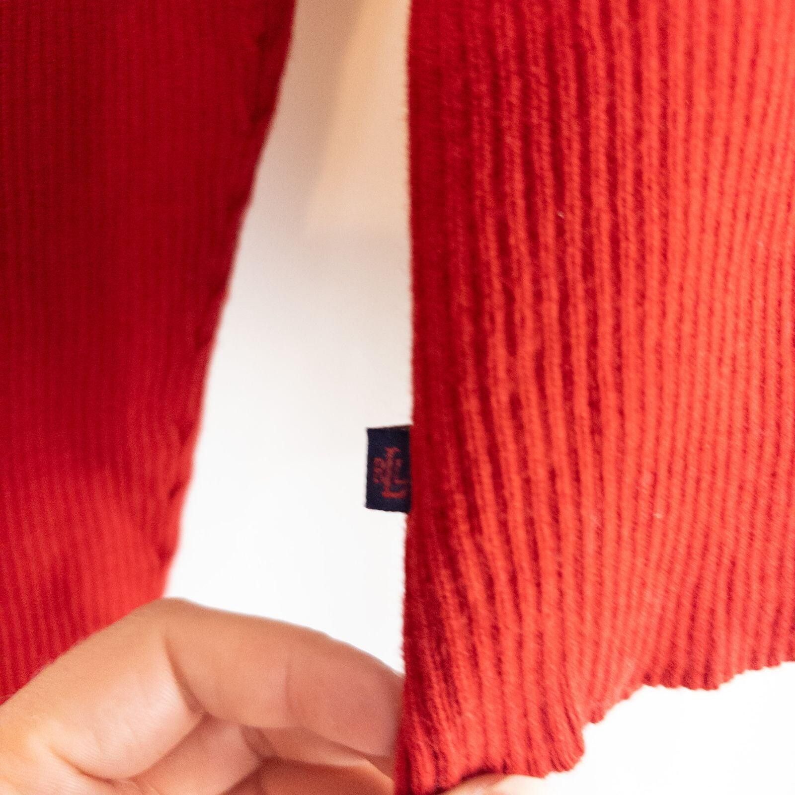Lauren Ralph Lauren Lauren Ralph Lauren Vintage Red Solid Sweater Womens Medium Size M / US 6-8 / IT 42-44 - 3 Thumbnail
