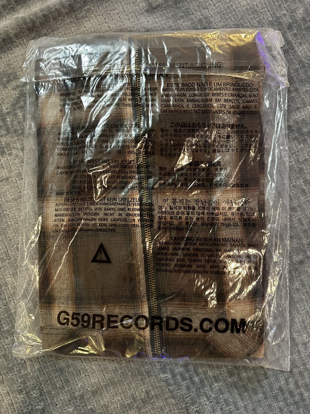 G59 Records G59 PLAID ZIP FLANNEL Size US L / EU 52-54 / 3 - 2 Thumbnail
