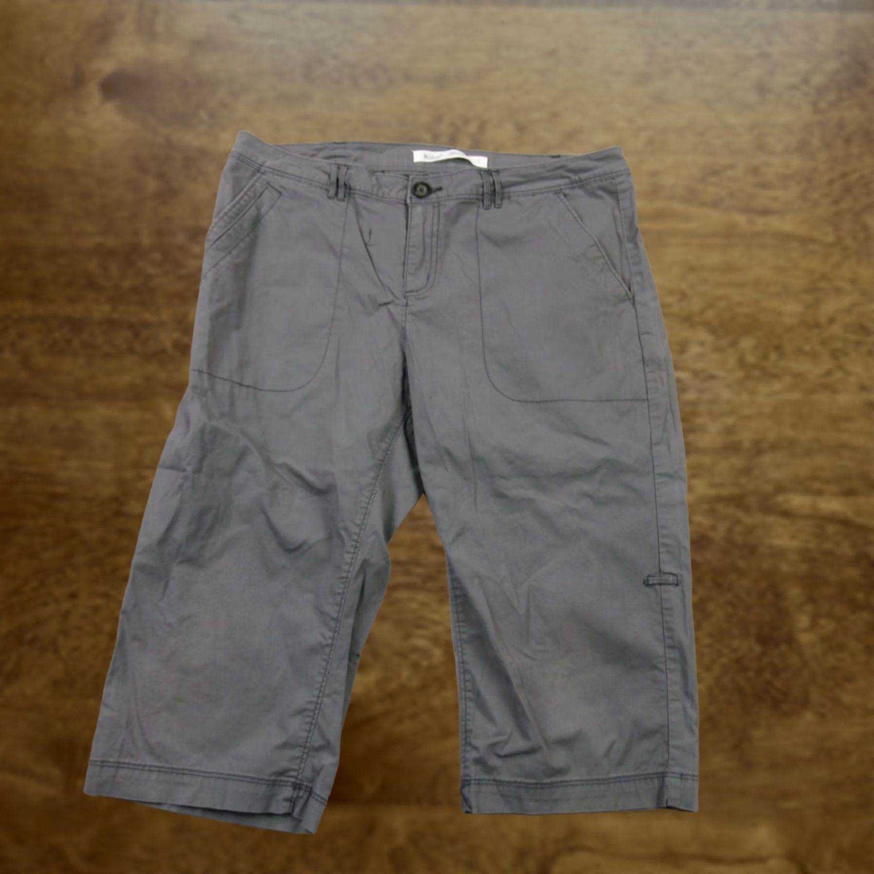 Vintage Woolrich Pants Women 6 Lightweight Outdoors Regular Pockets Capri Gray 32X15 Size 28" / US 6 / IT 42 - 1 Thumbnail
