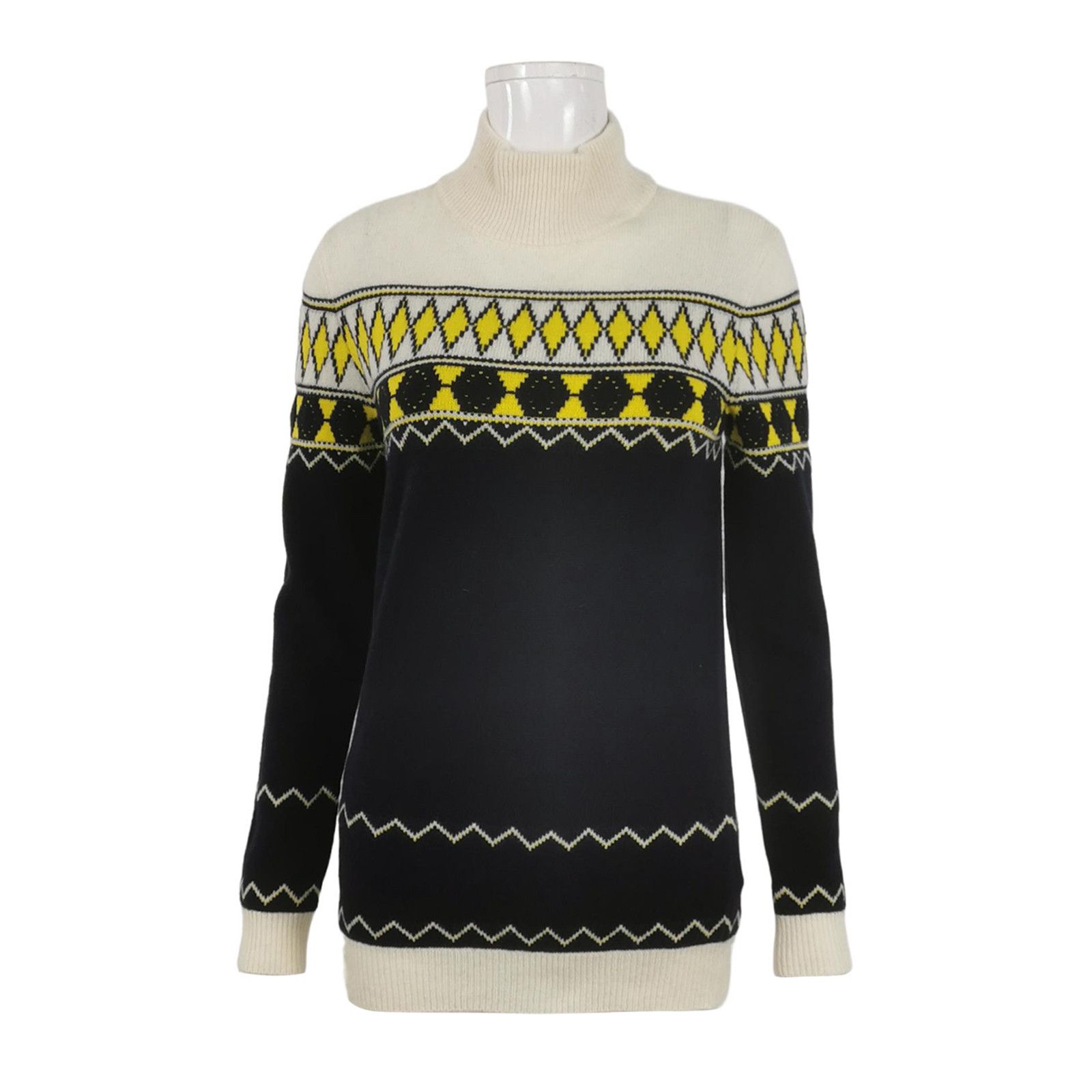Maison Margiela Maison Margiela Diamond Pattern Turtleneck Sweater Size M Size M / US 6-8 / IT 42-44 - 1 Thumbnail