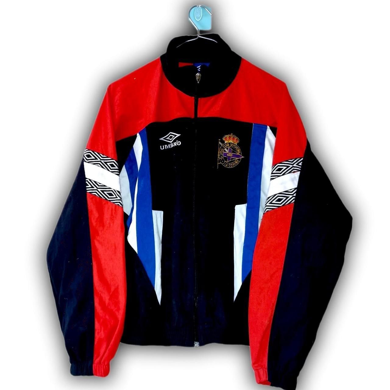 Umbro Deportivo LA Coruna Spain 90s Home Away Shirt Jersey jacket Size US M / EU 48-50 / 2 - 1 Thumbnail