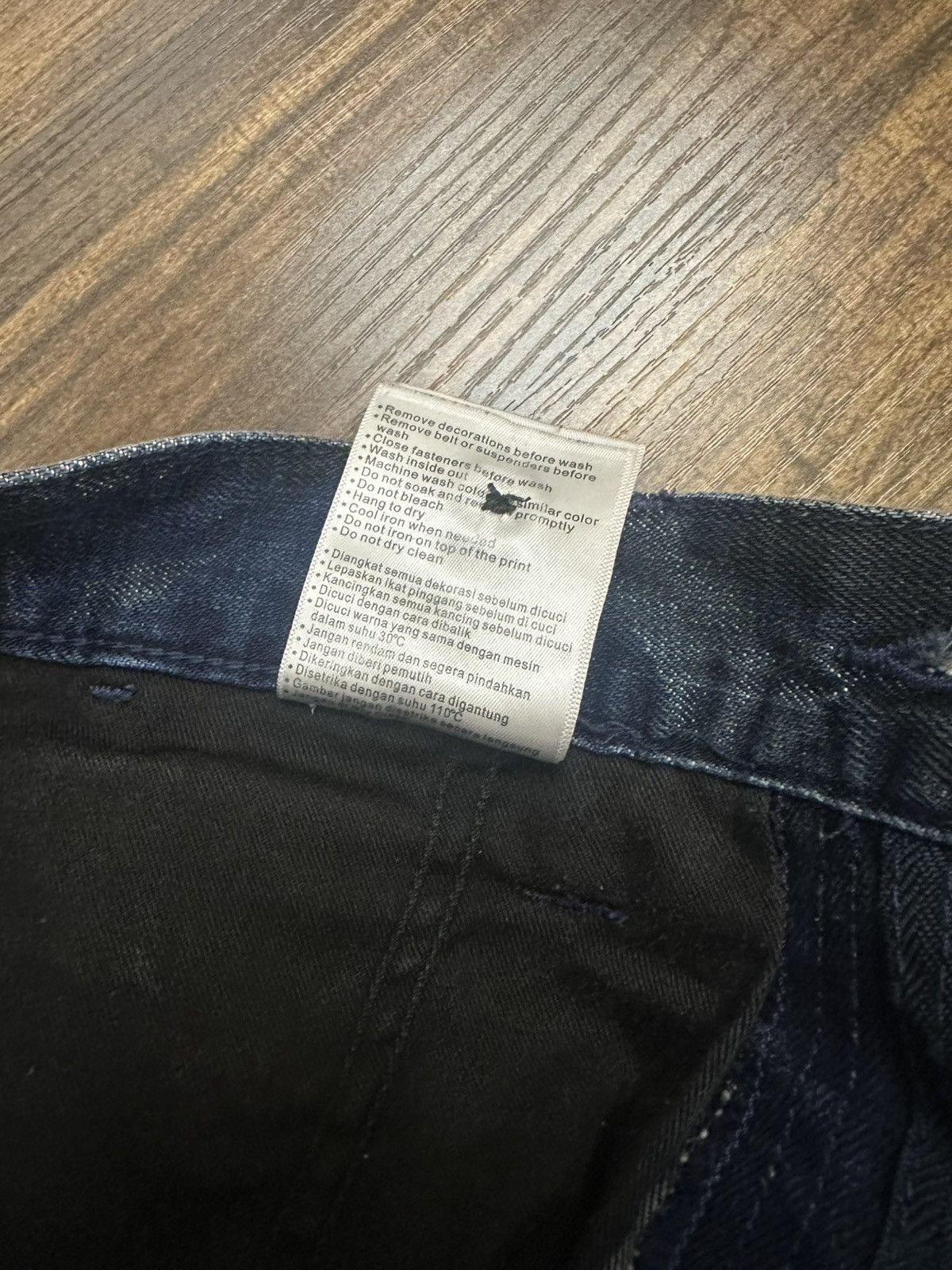 Lee Rare Vintage Lee Blue Camo Denim Size 28 Good Condition Size US 28 / EU 44 - 7 Thumbnail
