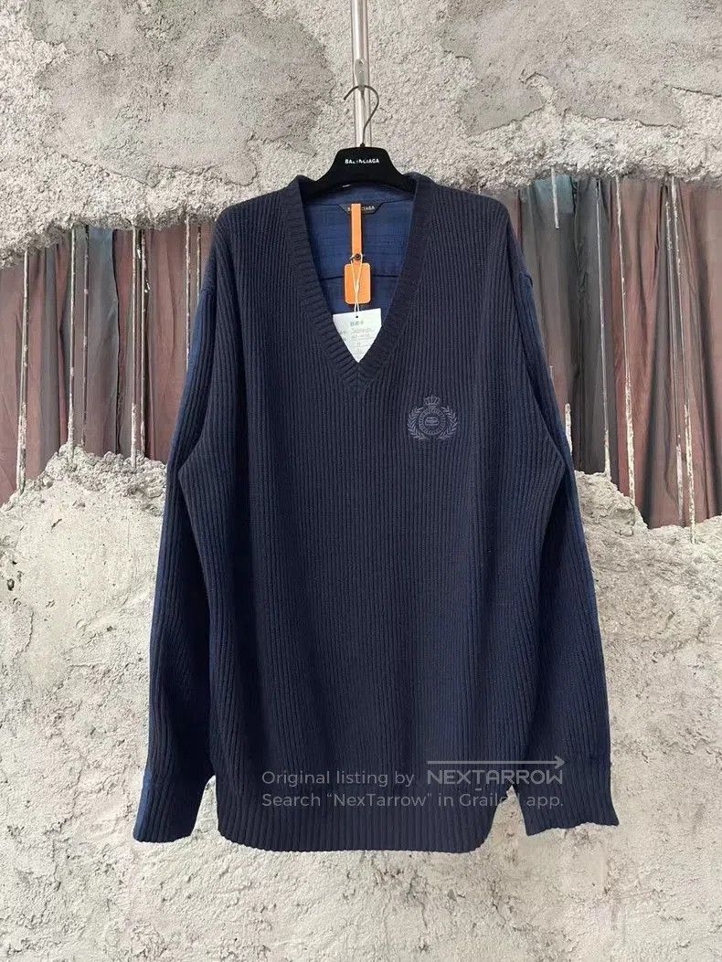 Balenciaga Balenciaga Wheat Ear Paneled Sweater. Size US XS / EU 42 / 0 - 1 Thumbnail