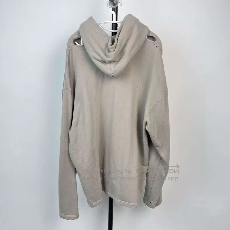 Balenciaga Balenciaga Pure Cotton Ripped Hoodie Size US XS / EU 42 / 0 - 2 Thumbnail