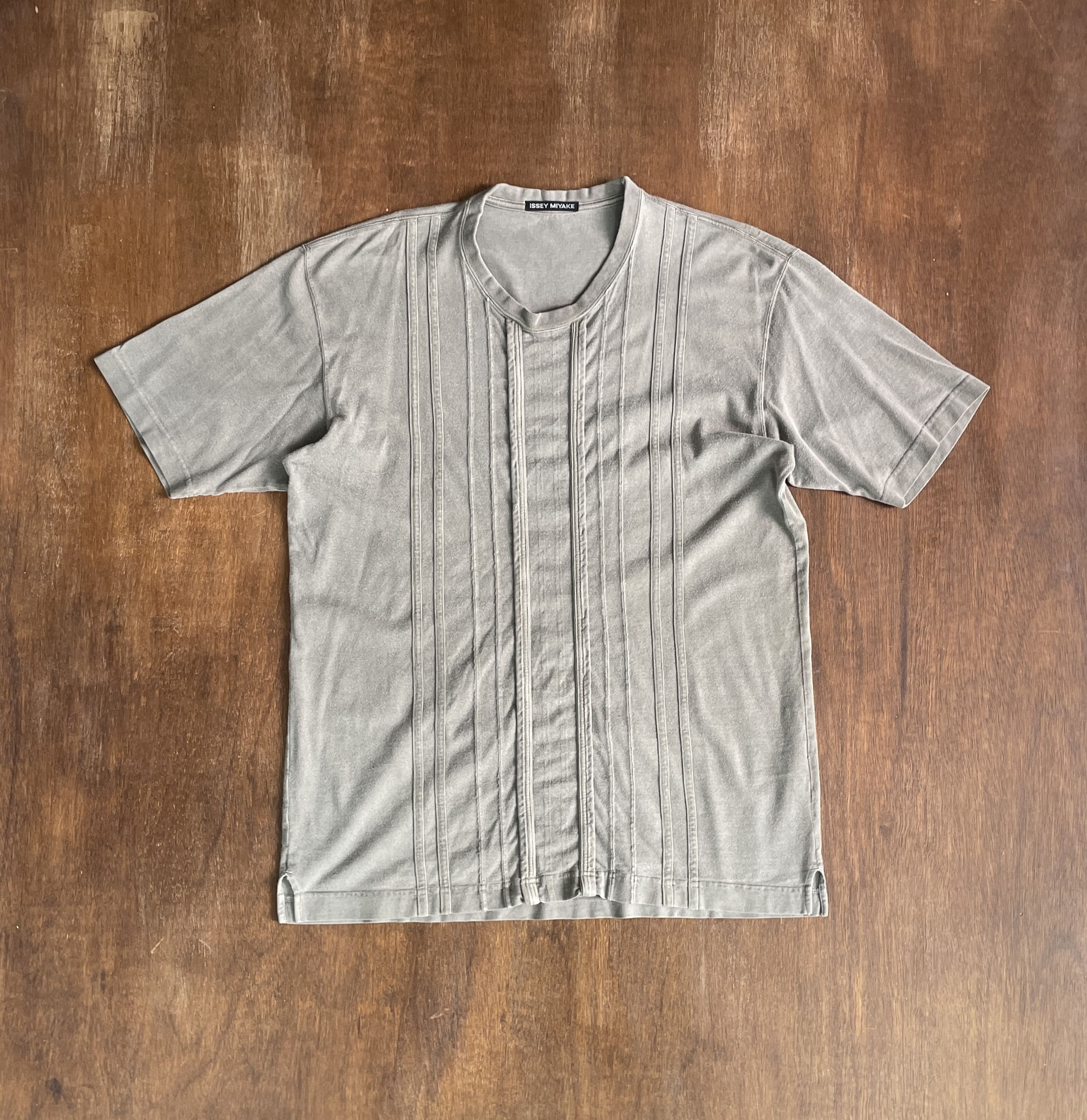 Issey Miyake ISSEY MIYAKE Vintage Stripped Tee Size US M / EU 48-50 / 2 - 1 Thumbnail