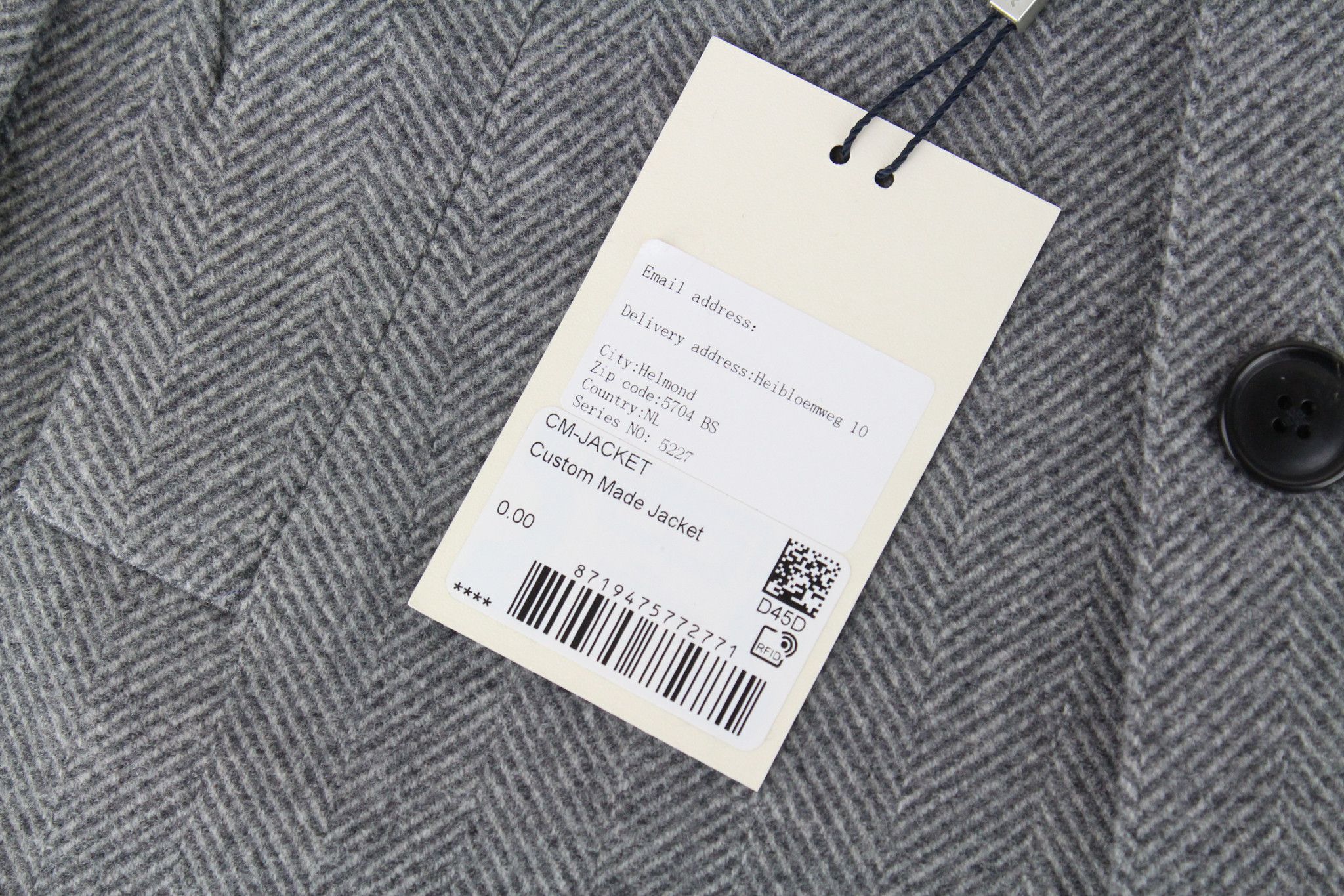 Suitsupply VICENZA UK36R Grey Wool Cashmere Coat 66633 Size US S / EU 44-46 / 1 - 9 Thumbnail