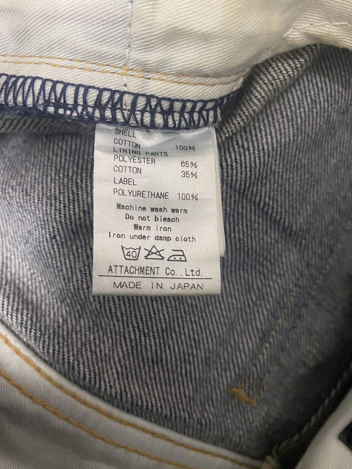 Vintage Attachment Kazuyuki Kamugai Curved Jeans