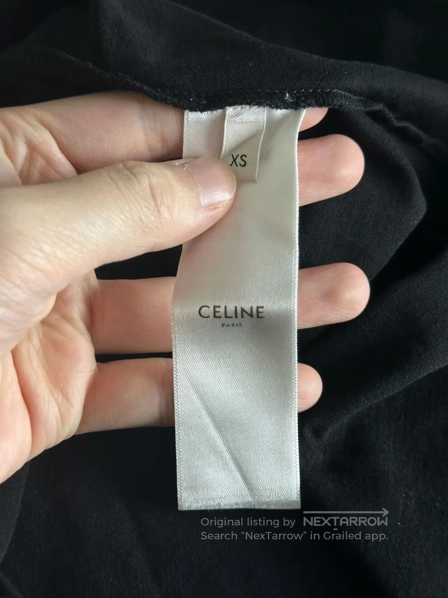 Celine Celine Black Logo Short. Size XS / US 0-2 / IT 36-38 - 4 Thumbnail