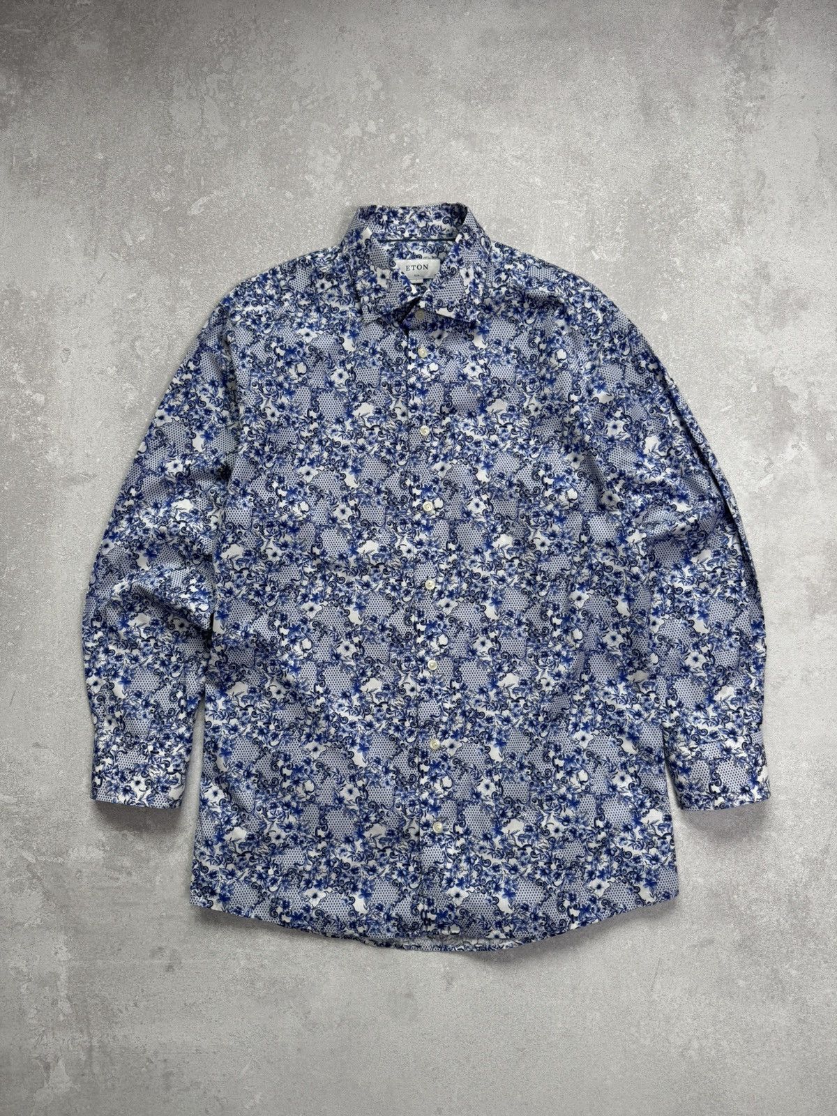 Eton Eton shirts men Multicolor luxury flowers size L slim Size US L / EU 52-54 / 3 - 1 Thumbnail