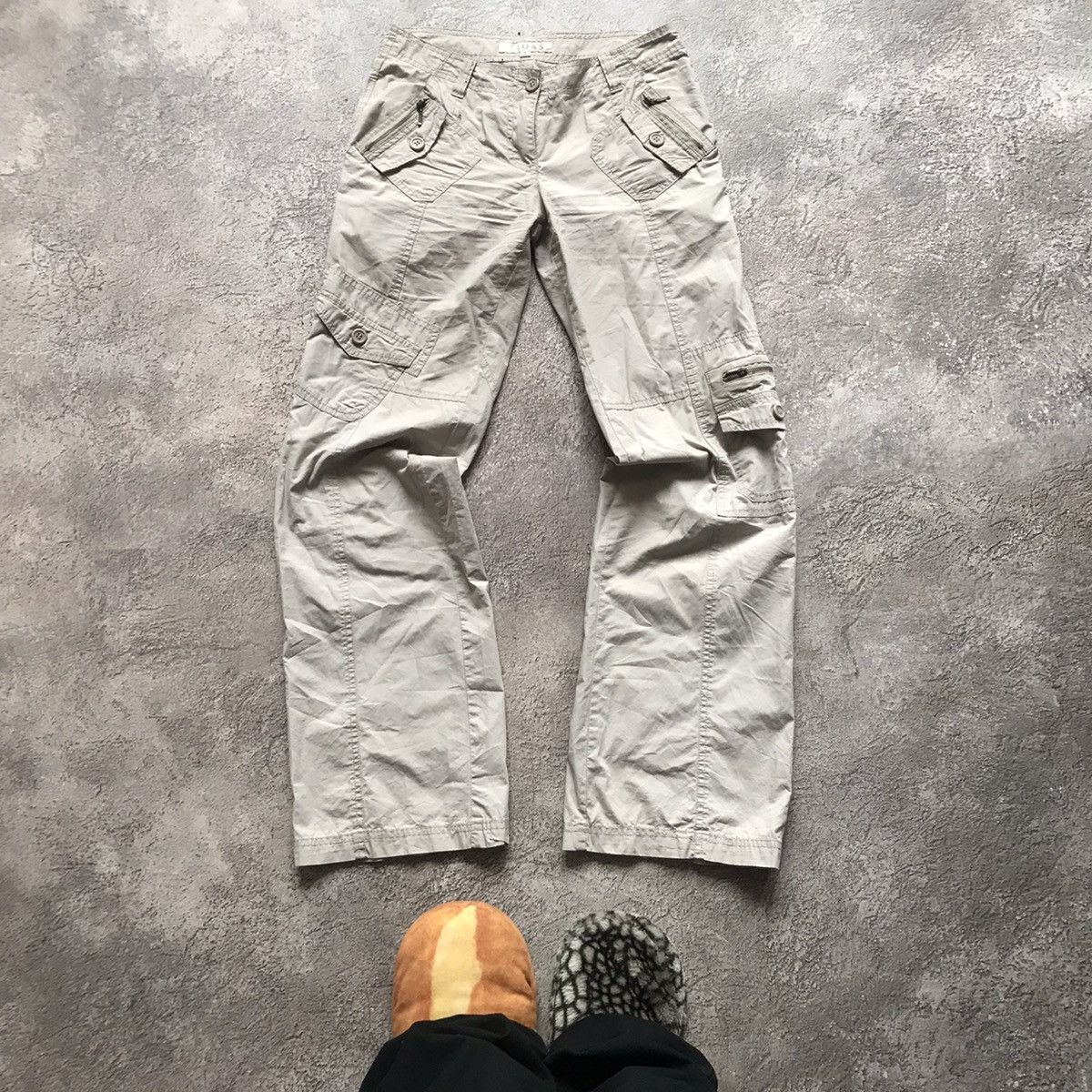 Vintage Vintage 90s Japanese Baggy Cargo Pants Parachute Skate 28 Size 28" / US 6 / IT 42 - 2 Thumbnail