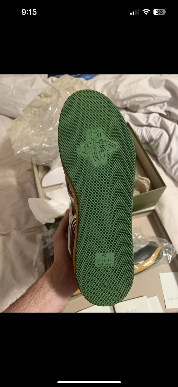 Gucci Gucci Basketball high top sneakers Size US 9 / EU 42 - 6 Thumbnail
