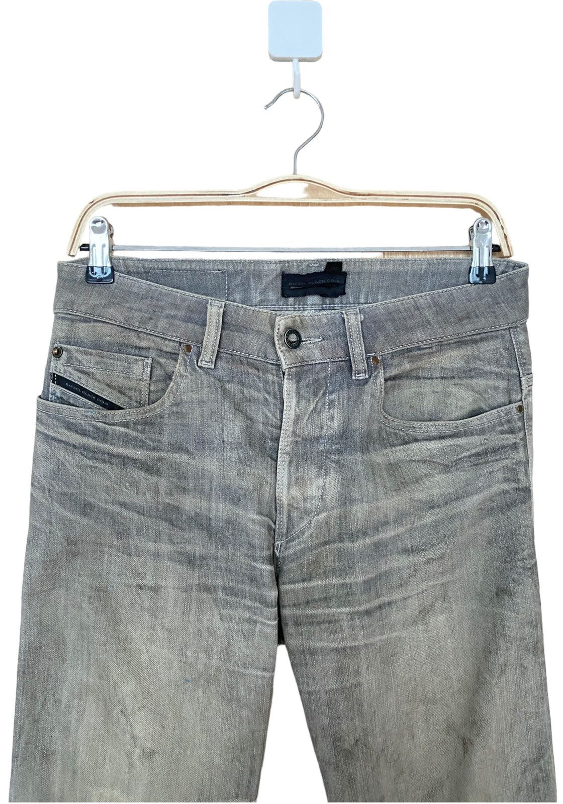 Diesel × If Six Was Nine Vintage Brand Diesel Black Gold Jeans 2000s Size US 30 / EU 46 - 3 Thumbnail