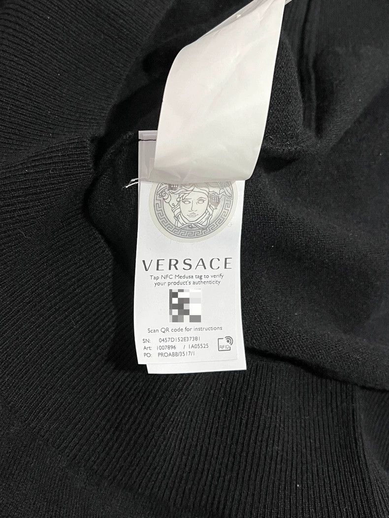 Versace Versace Studded Crew Neck Sweater Size US M / EU 48-50 / 2 - 7 Thumbnail