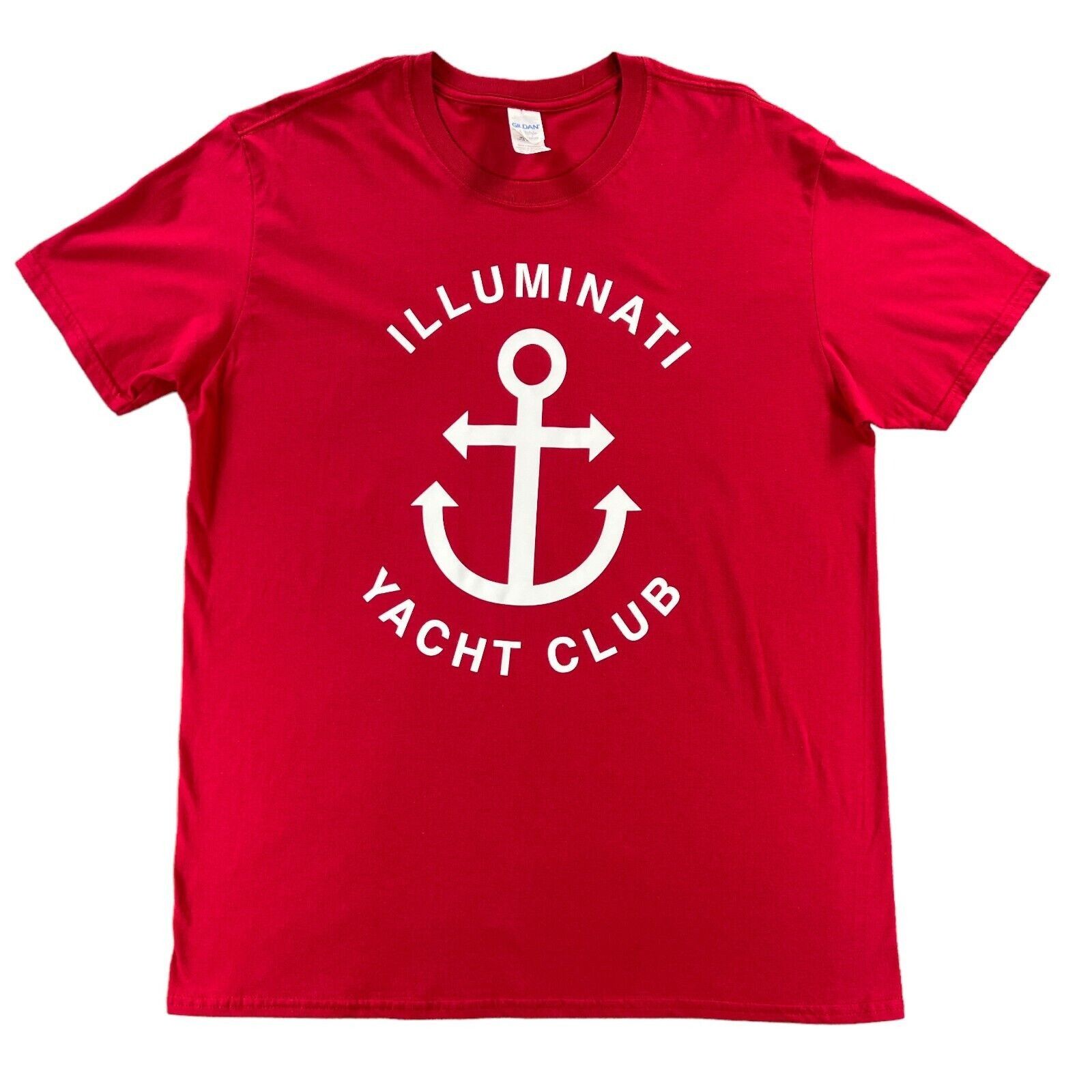 Gildan Illuminati Yacht Club T Shirt Men XL Top Secret Conspiracy A Size US XL / EU 56 / 4 - 3 Thumbnail