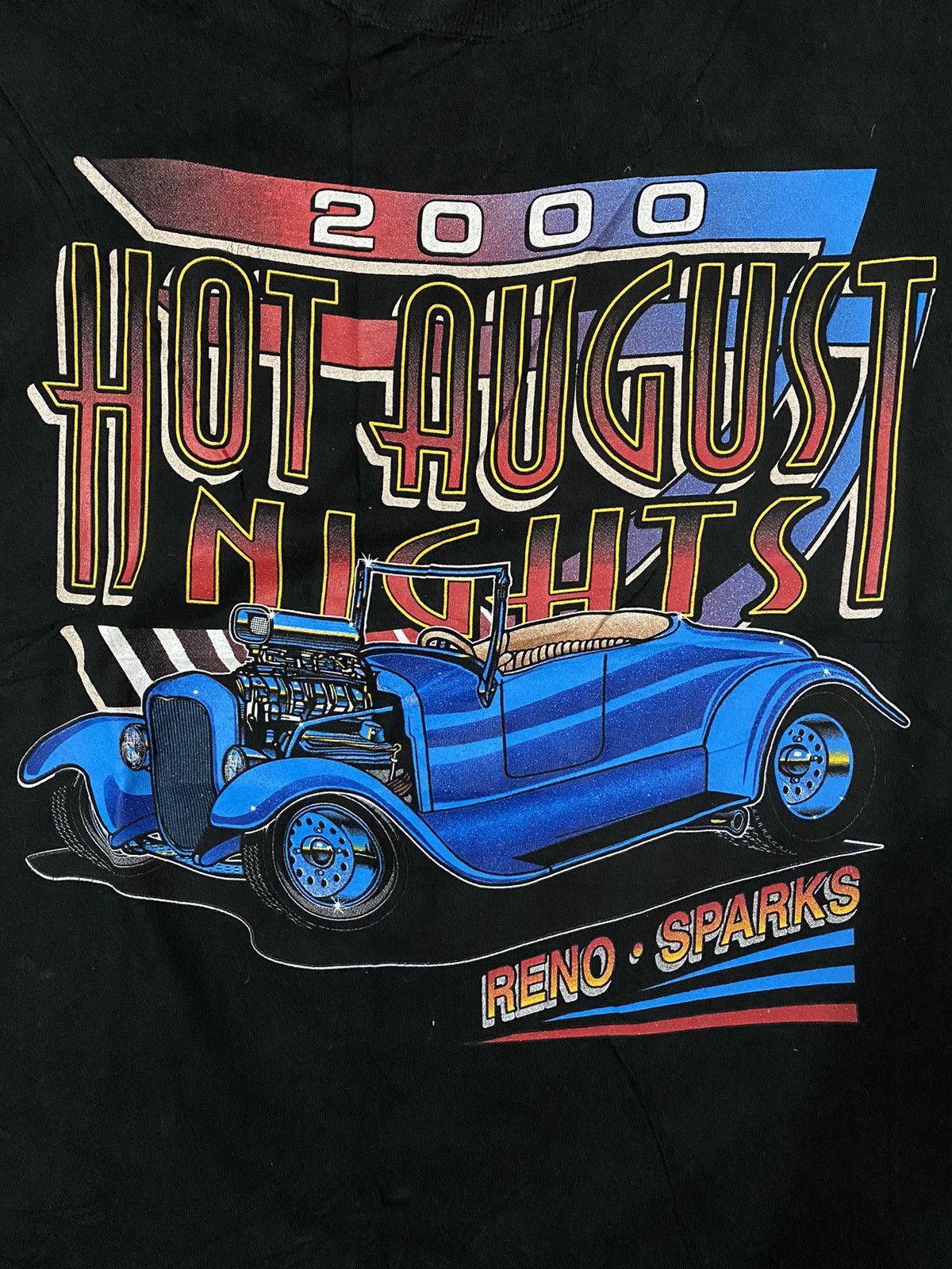 Fruit Of The Loom VINTAGE 2000s Car Tee Size US XL / EU 56 / 4 - 6 Thumbnail