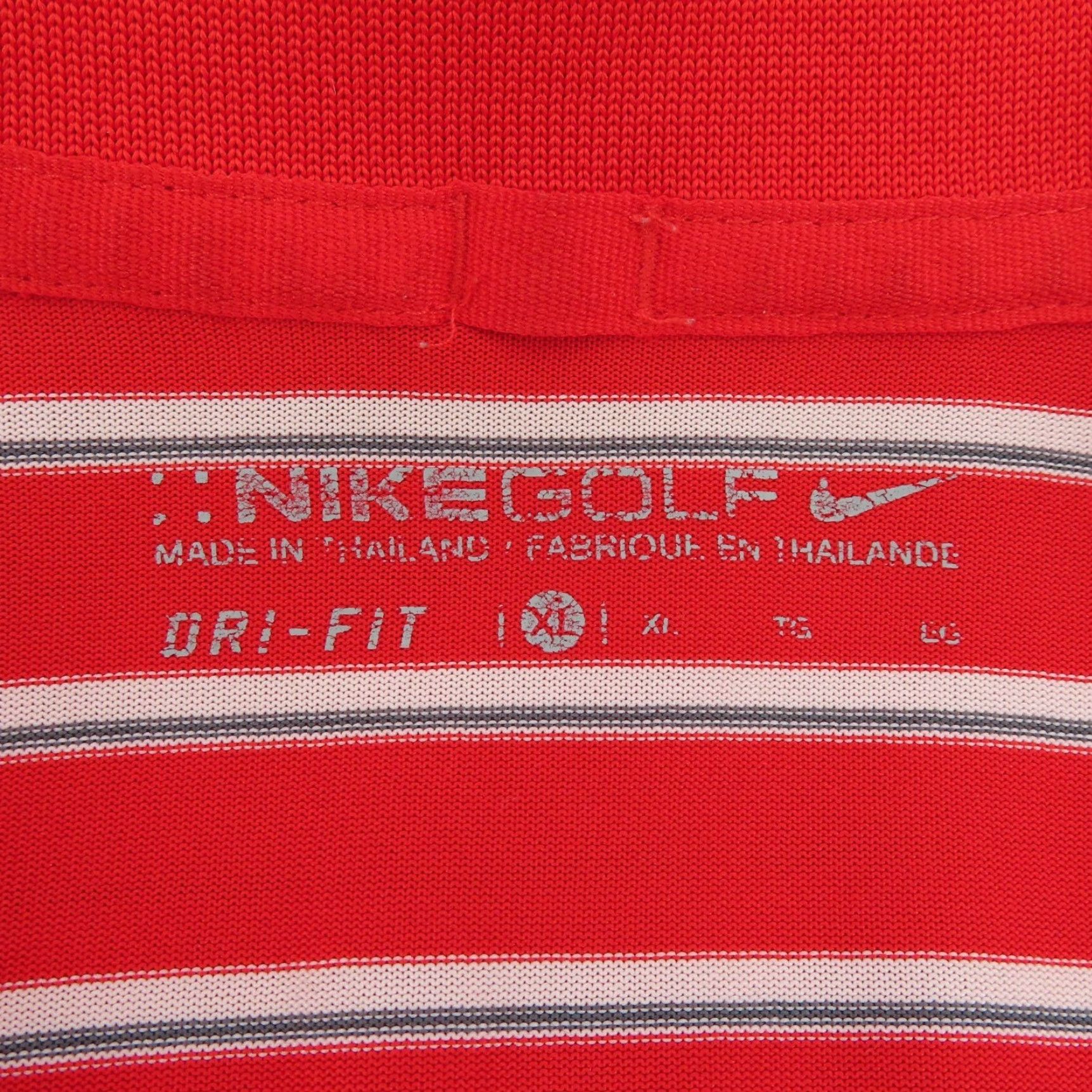 Nike Nike Golf Polo Shirt Men XL 2010 Whistling Straights PGA Championship Red Stripe Polo Shirt Size US XL / EU 56 / 4 - 6 Thumbnail