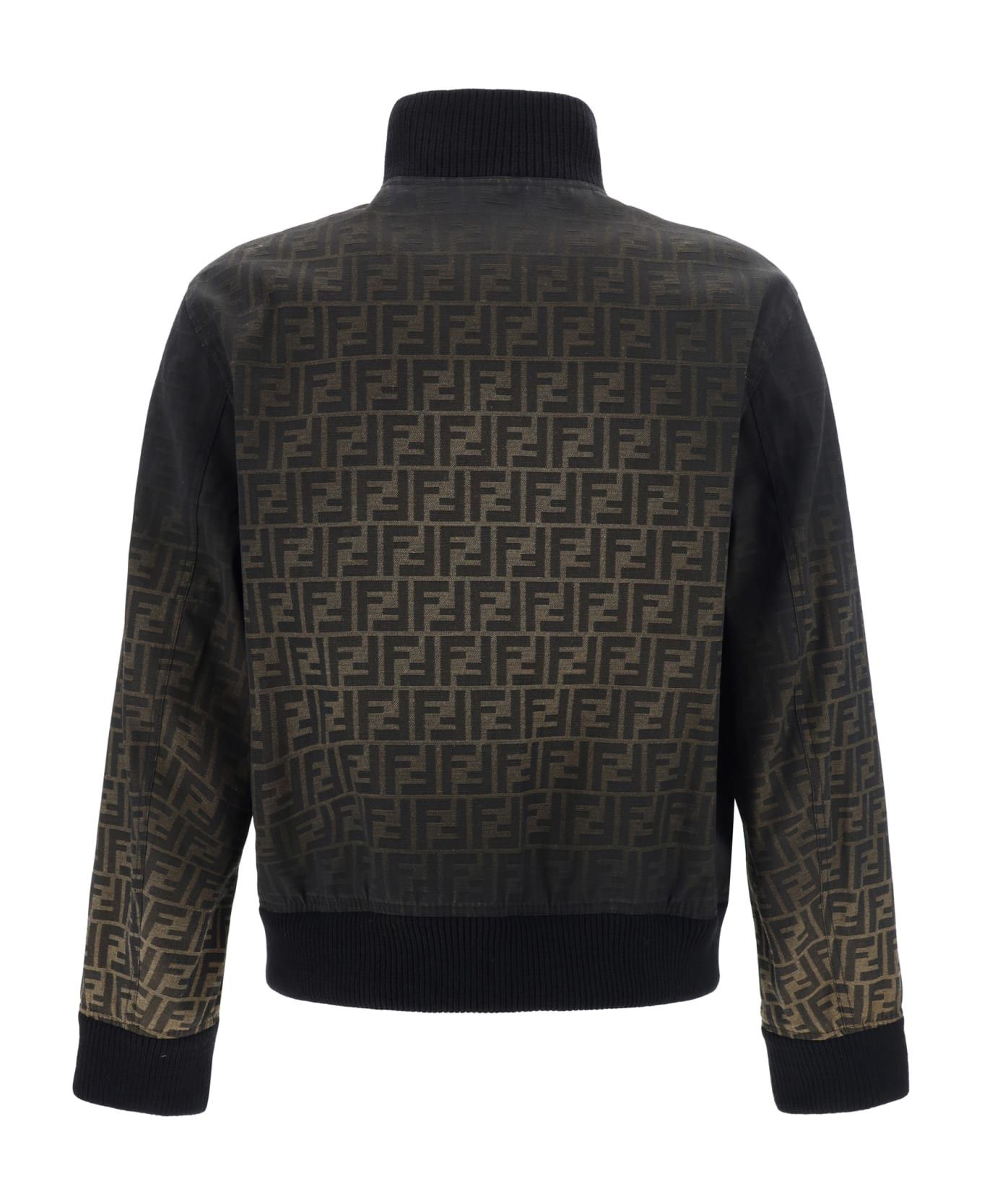 Fendi o1s1wg111125 Blouson in Black Size US M / EU 48-50 / 2 - 2 Thumbnail