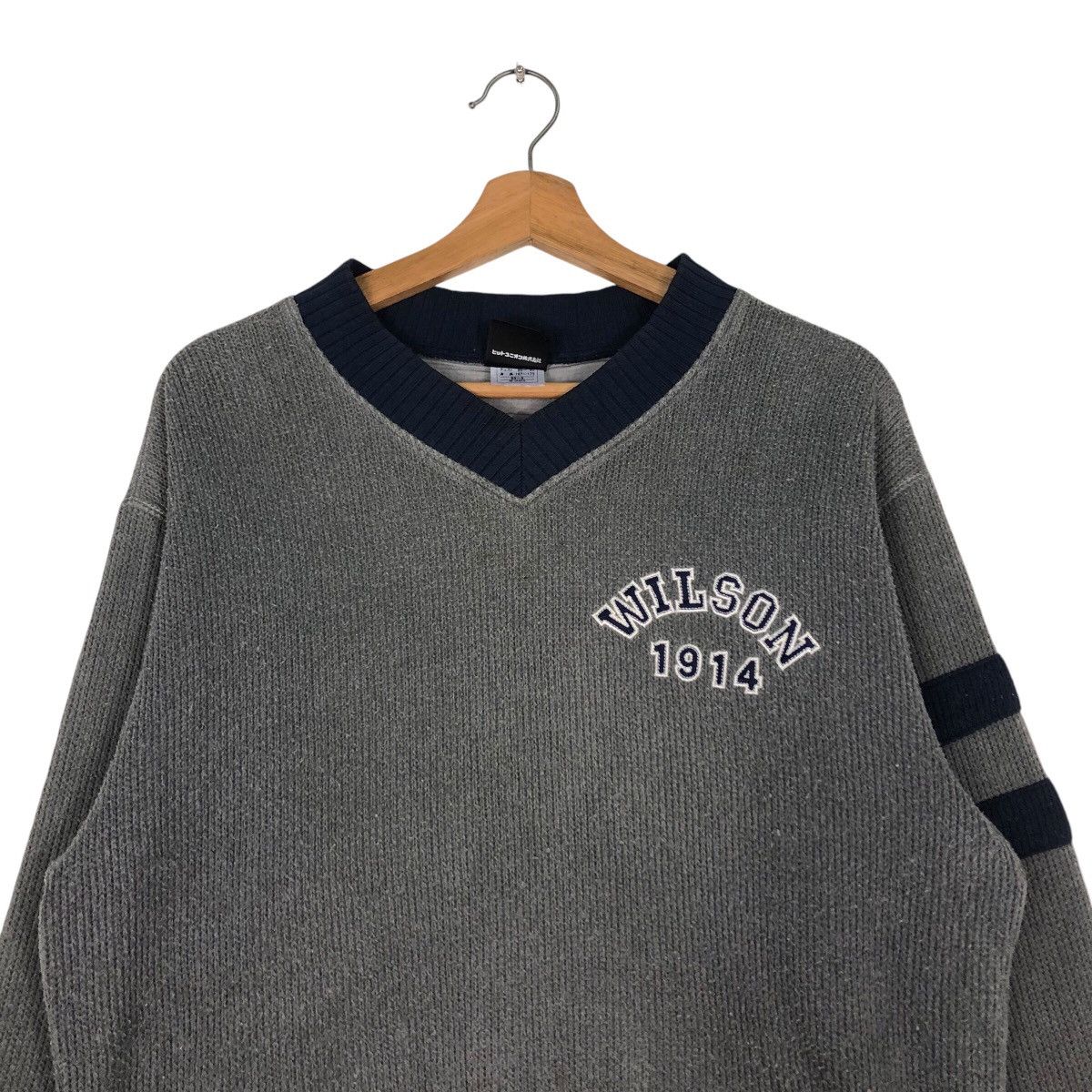 Japanese Brand 📌Vintage Sweatshirt Sports Wilson 1914 Big Logo Crewneck Size US M / EU 48-50 / 2 - 4 Thumbnail