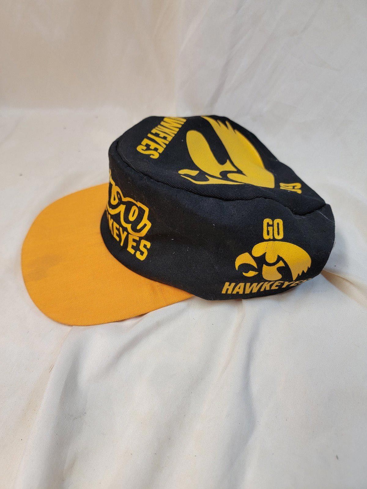 NCAA Vintage 90s Iowa Hawkeyes Hawks Snapback Hat VTG Made in USA Size ONE SIZE - 3 Thumbnail