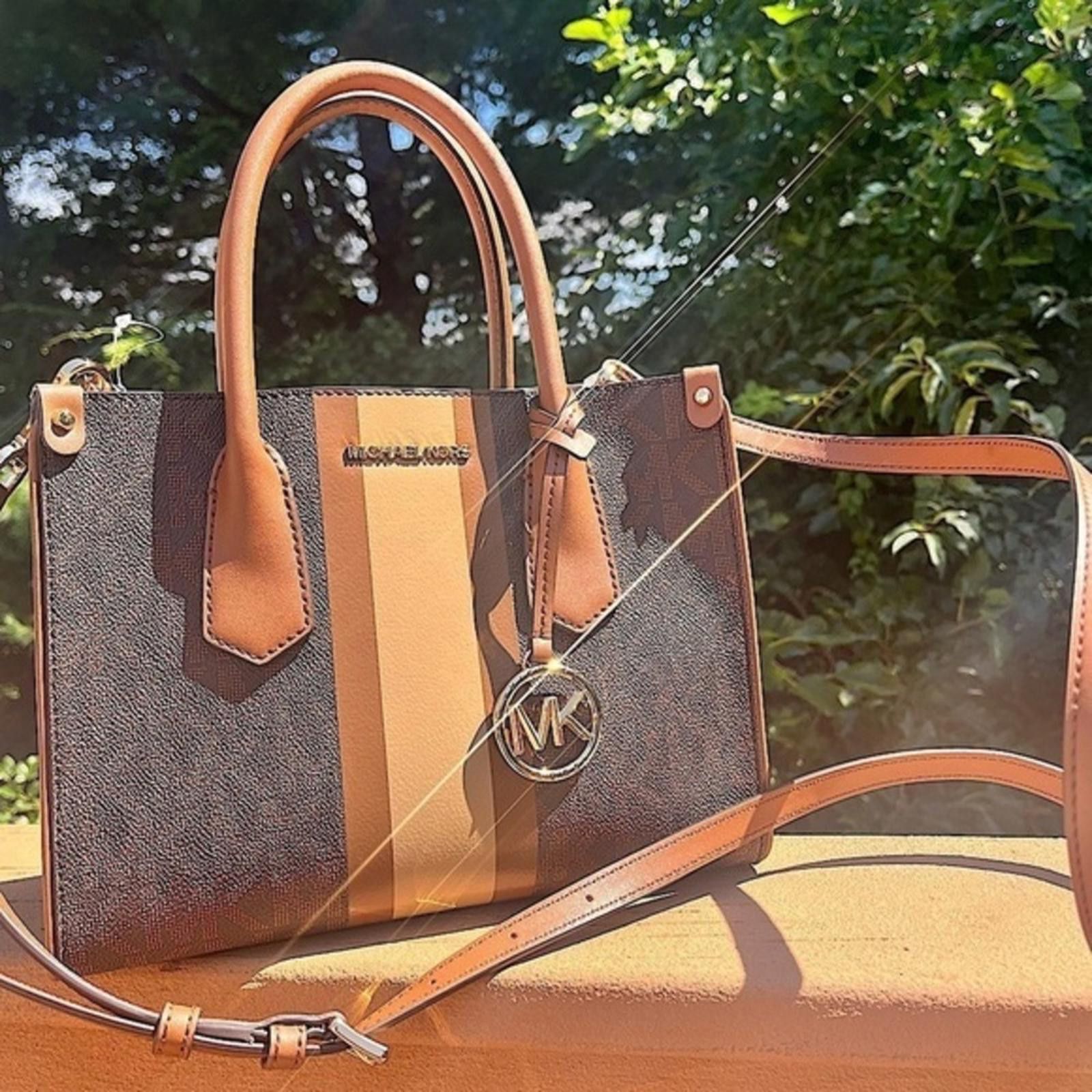 Michael Kors Small Maple Satchel With Crossbody Strap
