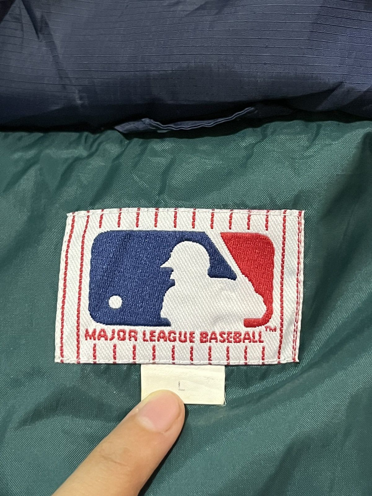 MLB × Vintage Vintage Seattle Mariners Down Jacket Puffer Size US L / EU 52-54 / 3 - 8 Thumbnail