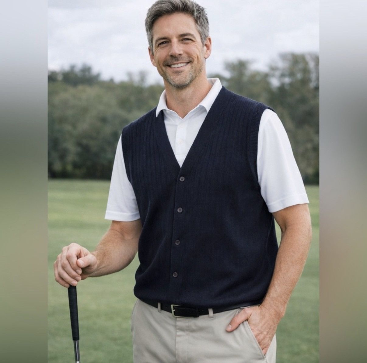 Lone Cypress By Pebble Beach Pebble Beach Sweater Vest Size US M / EU 48-50 / 2 - 3 Thumbnail